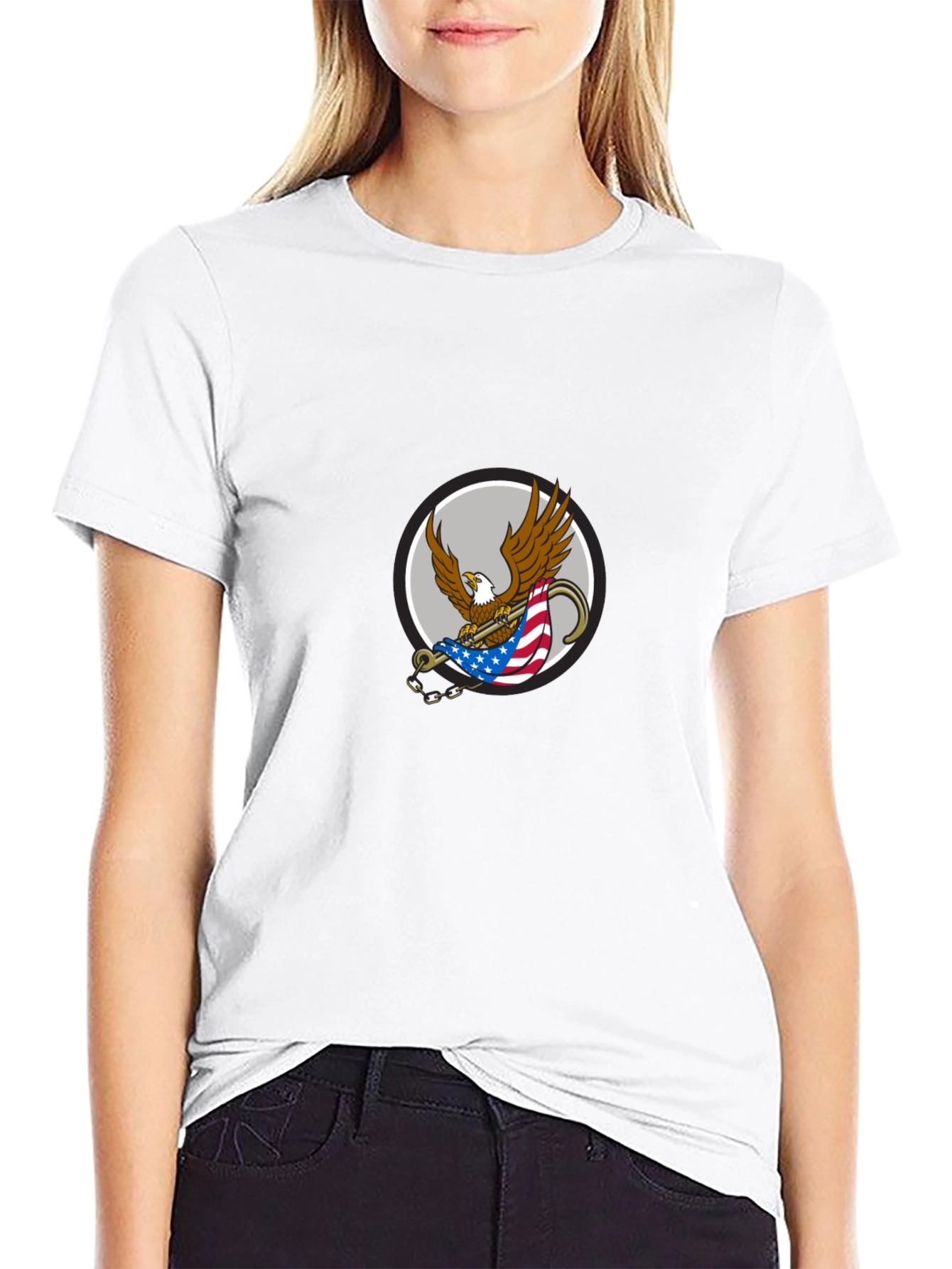 Eagle Flag Graphic T-Shirt