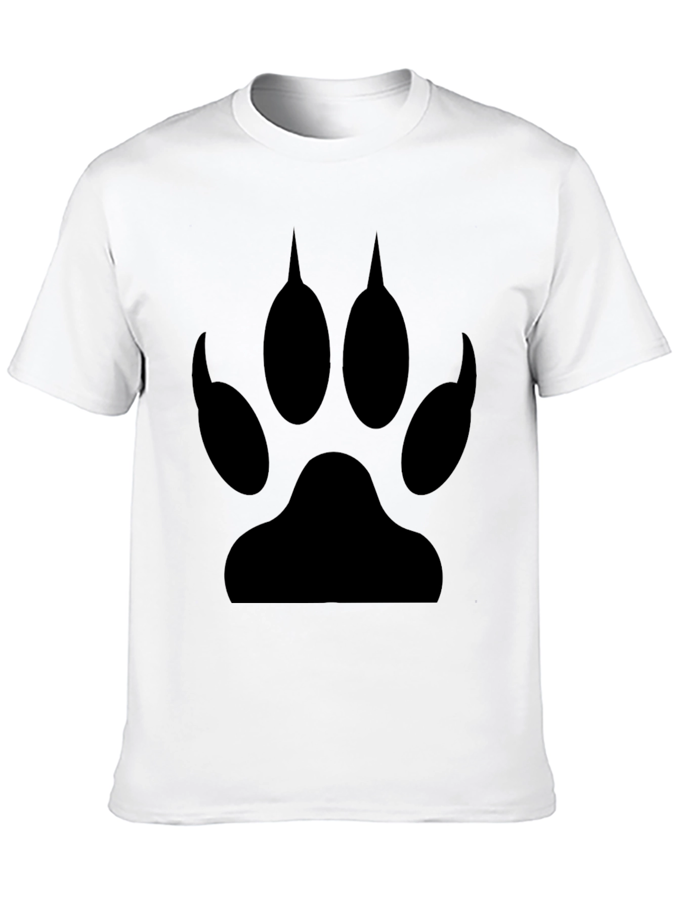 Black Paw Print T-Shirt