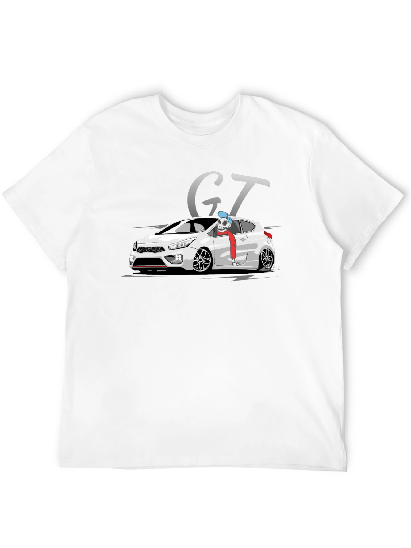 GT Car Graphic Black T-Shirt