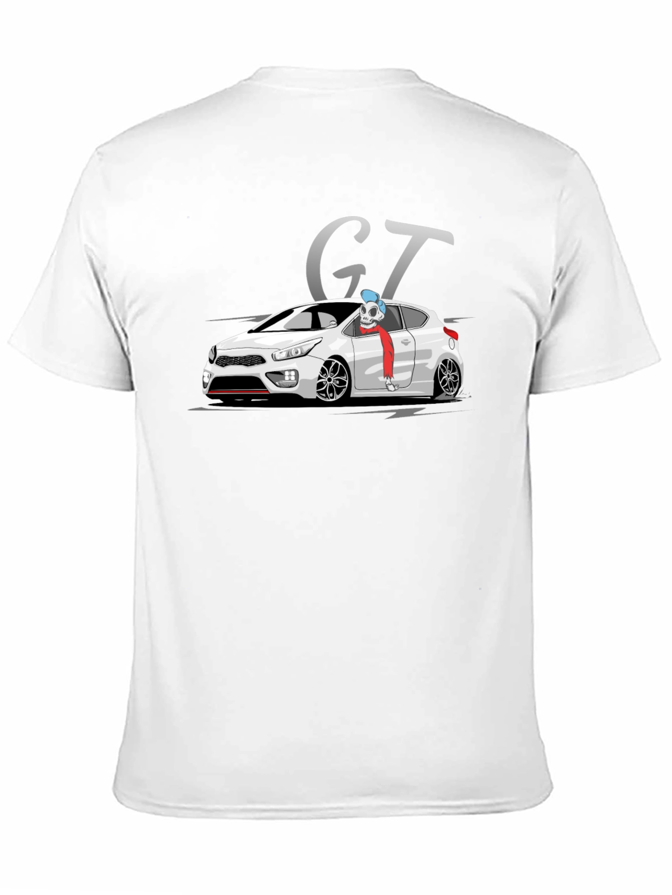 GT Car Graphic Black T-Shirt