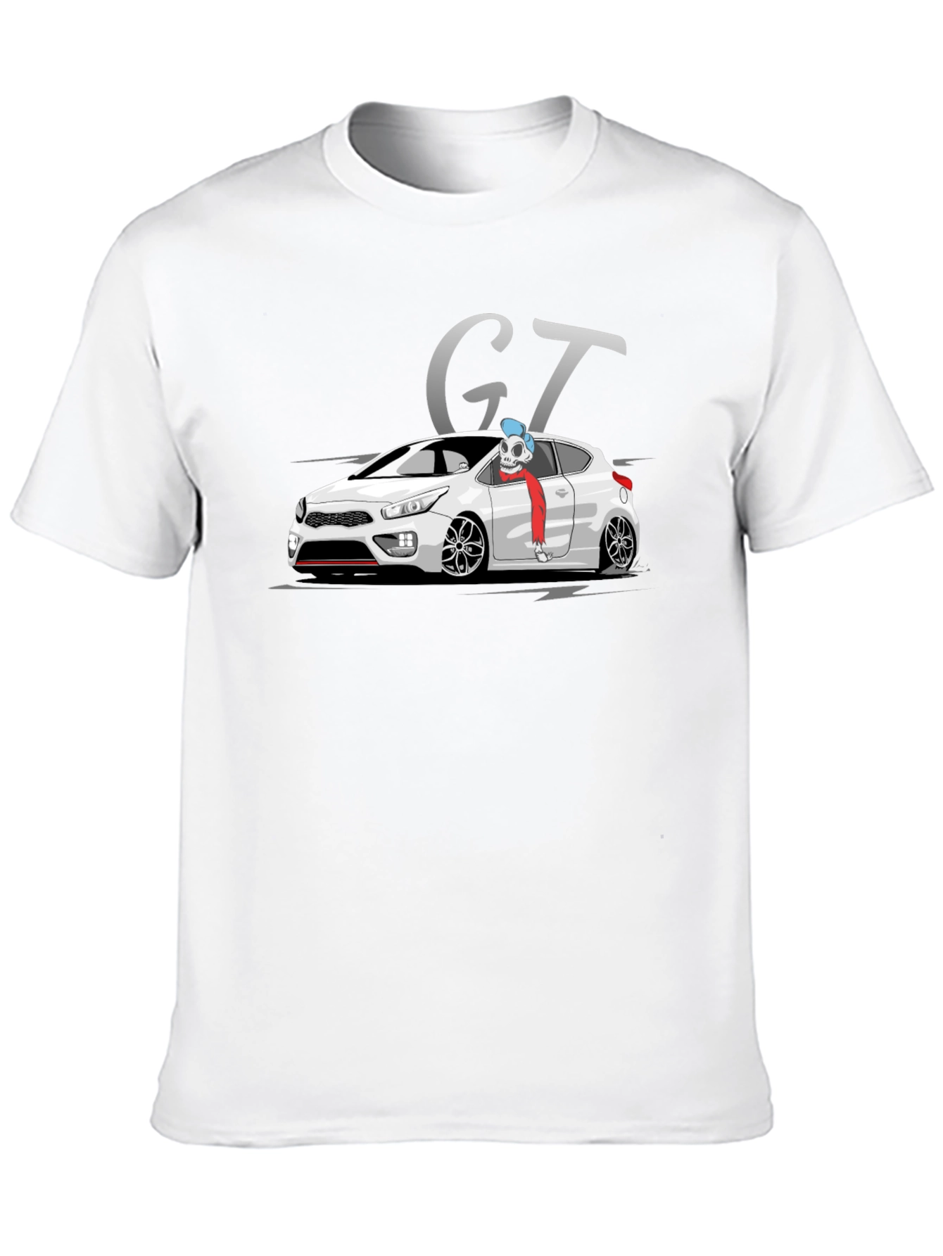 GT Car Graphic Black T-Shirt