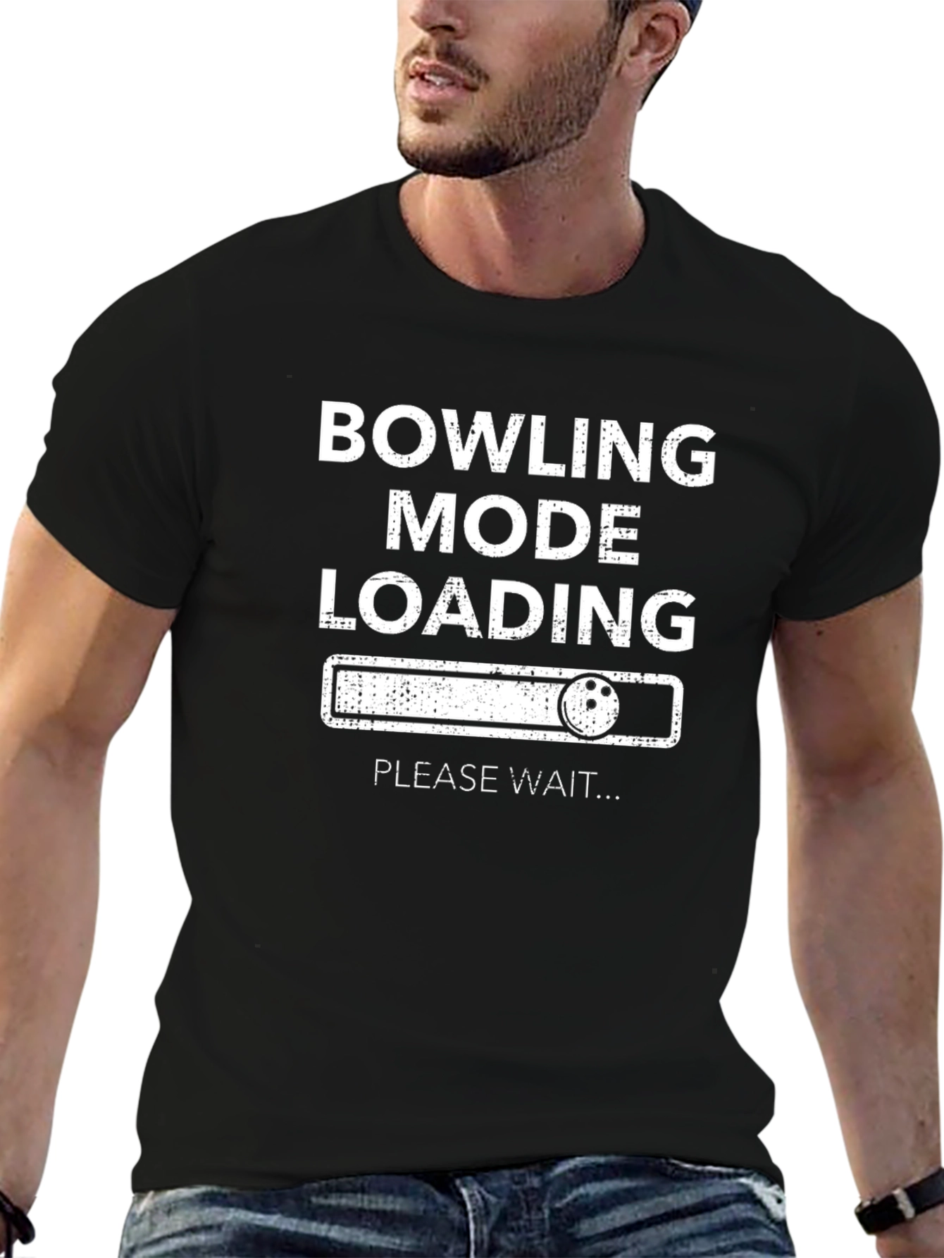 Bowling Mode Loading T-Shirt - Funny Bowler Tee