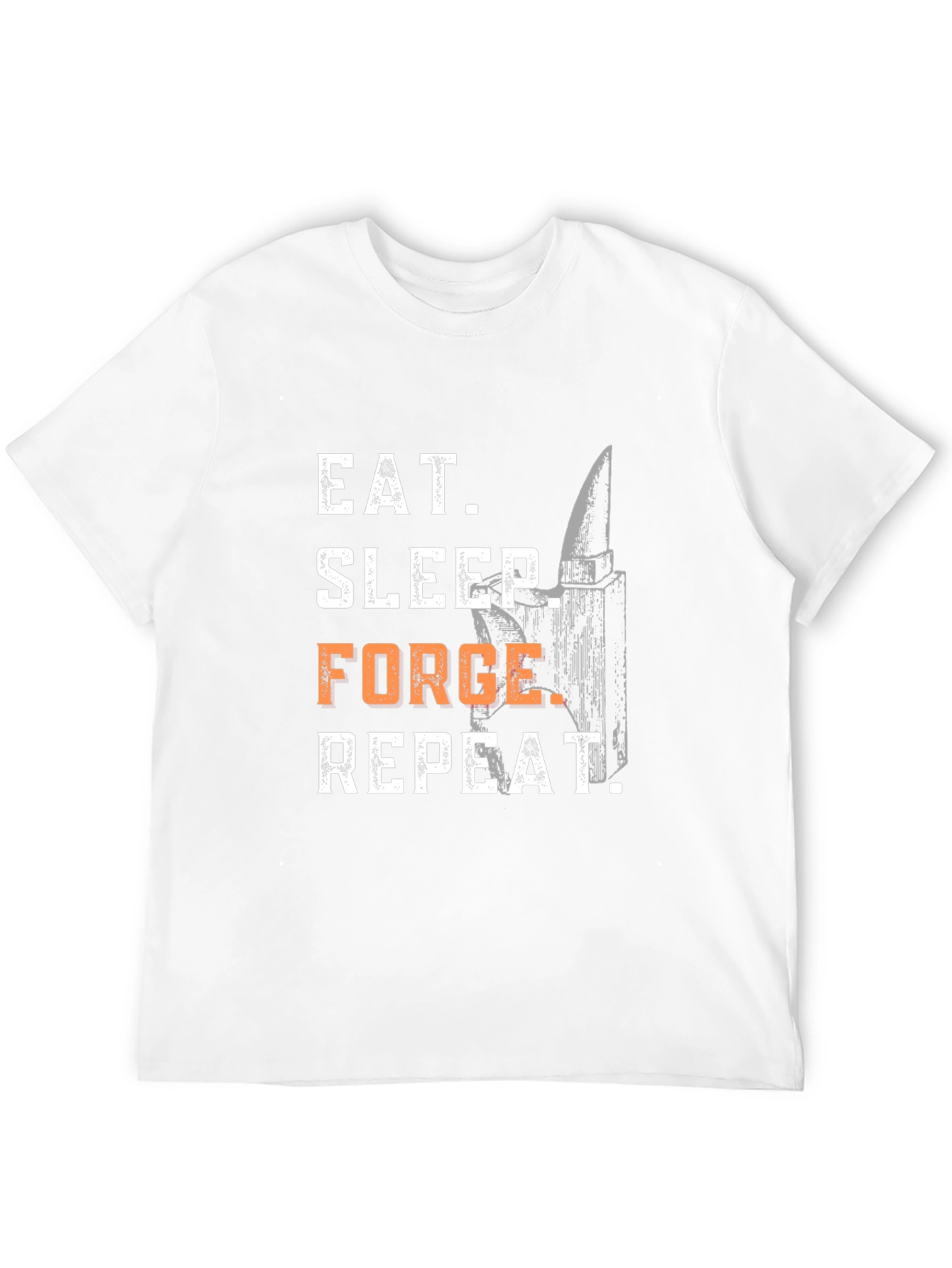 Eat Sleep Forge Repeat Black T-Shirt