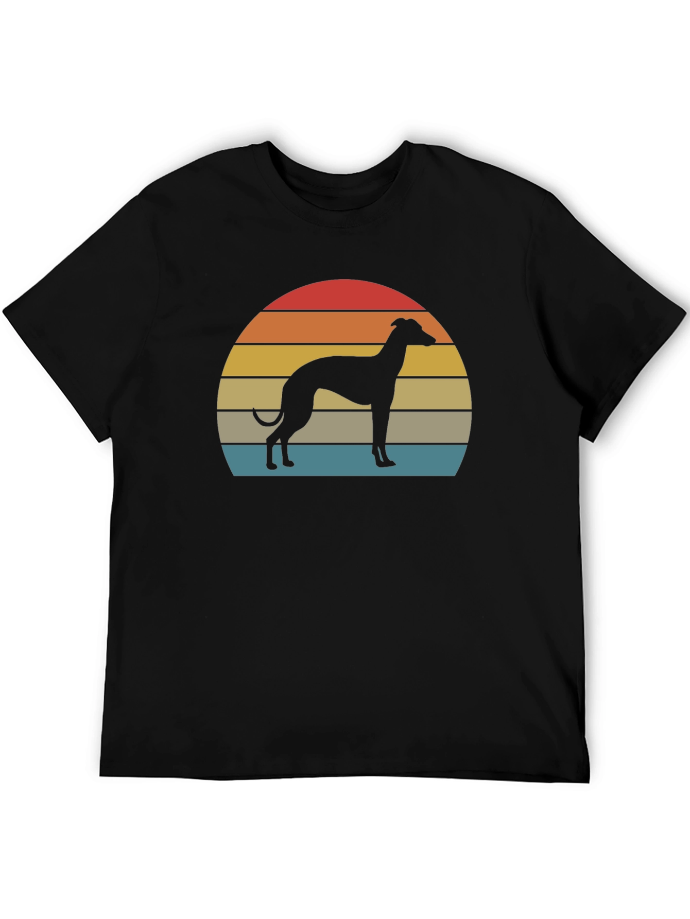 Retro Greyhound Silhouette T-Shirt