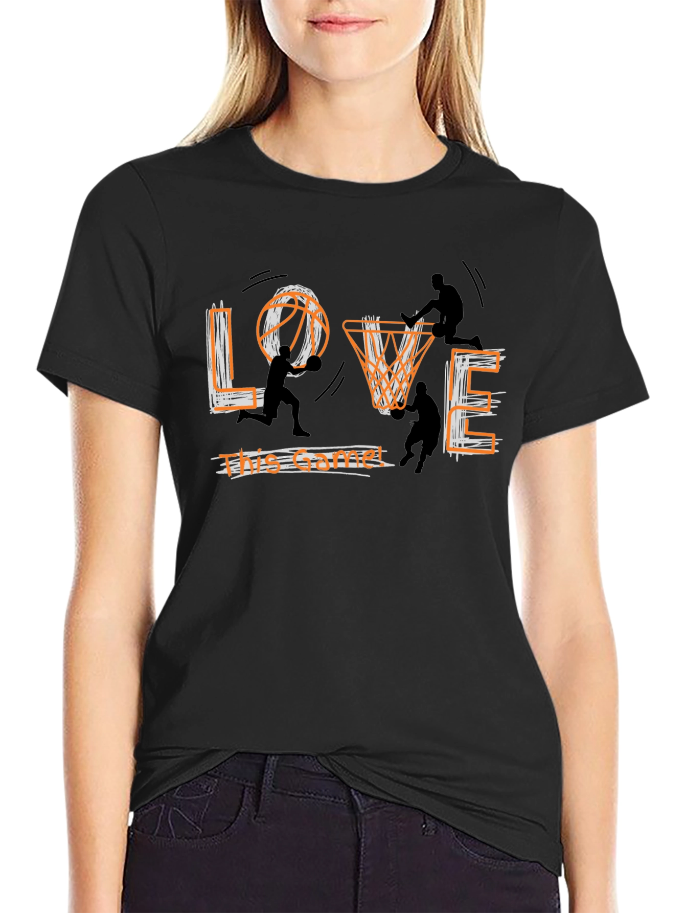 Basketball Love Graphic Tee