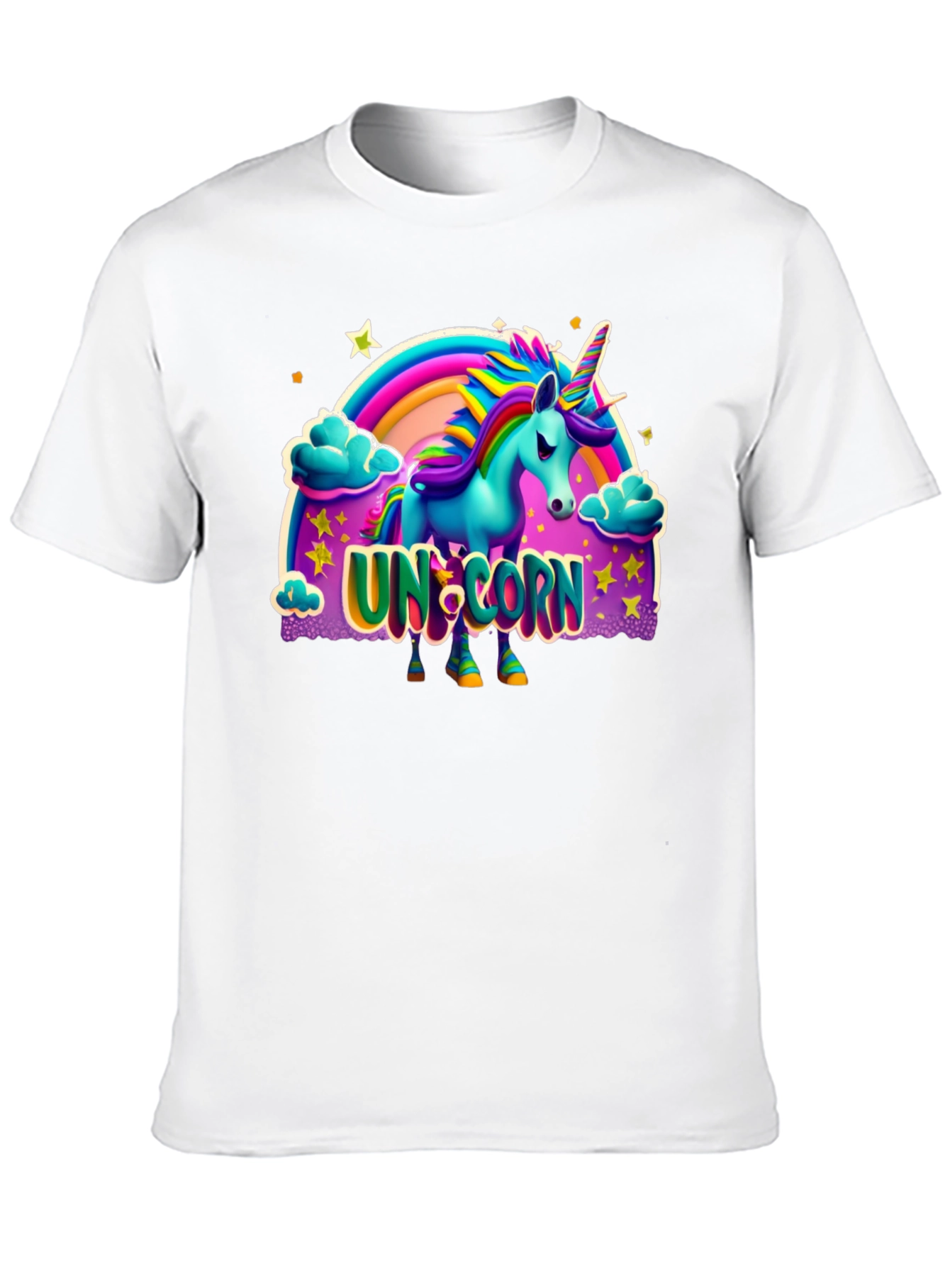 Unicorn Graphic Print T-Shirt