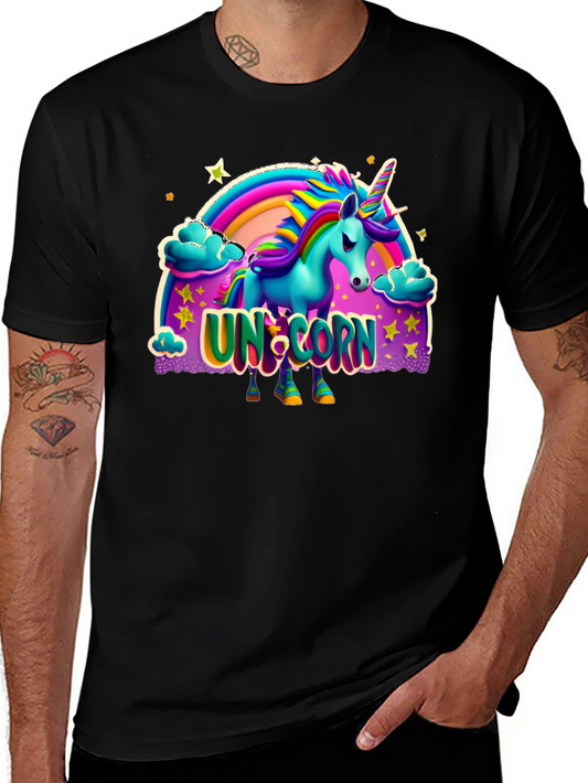 Unicorn Graphic Print T-Shirt