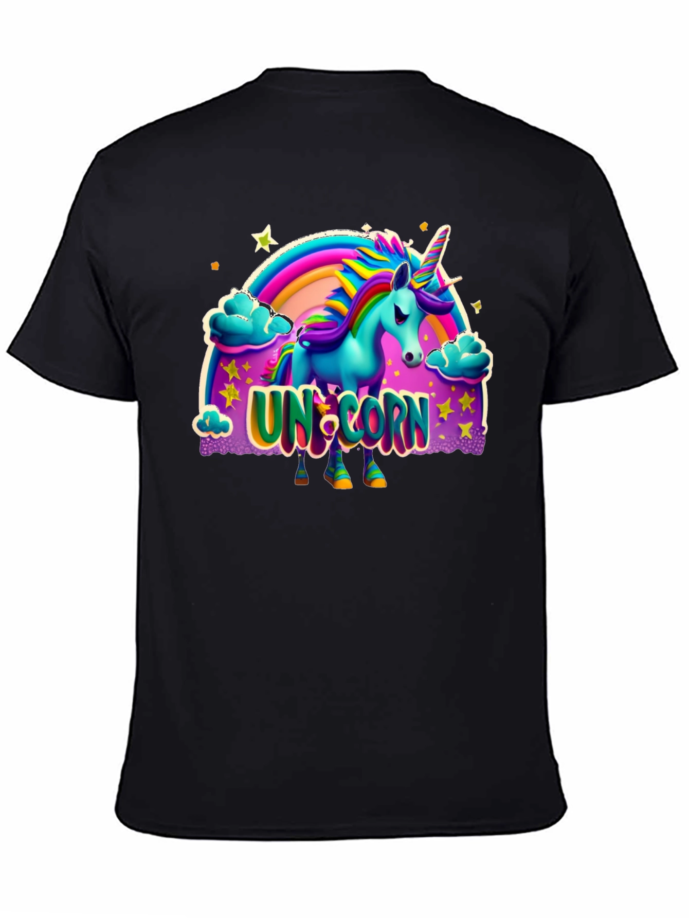 Unicorn Graphic Print T-Shirt