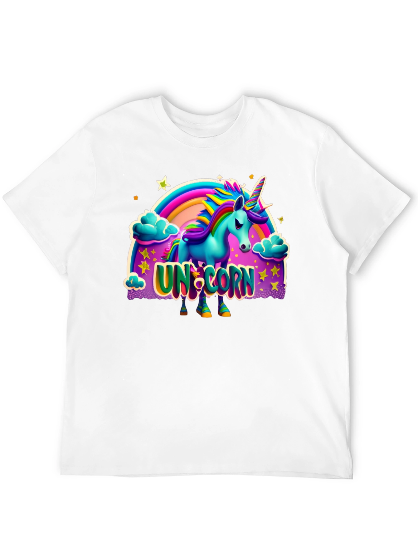 Unicorn Graphic Print T-Shirt