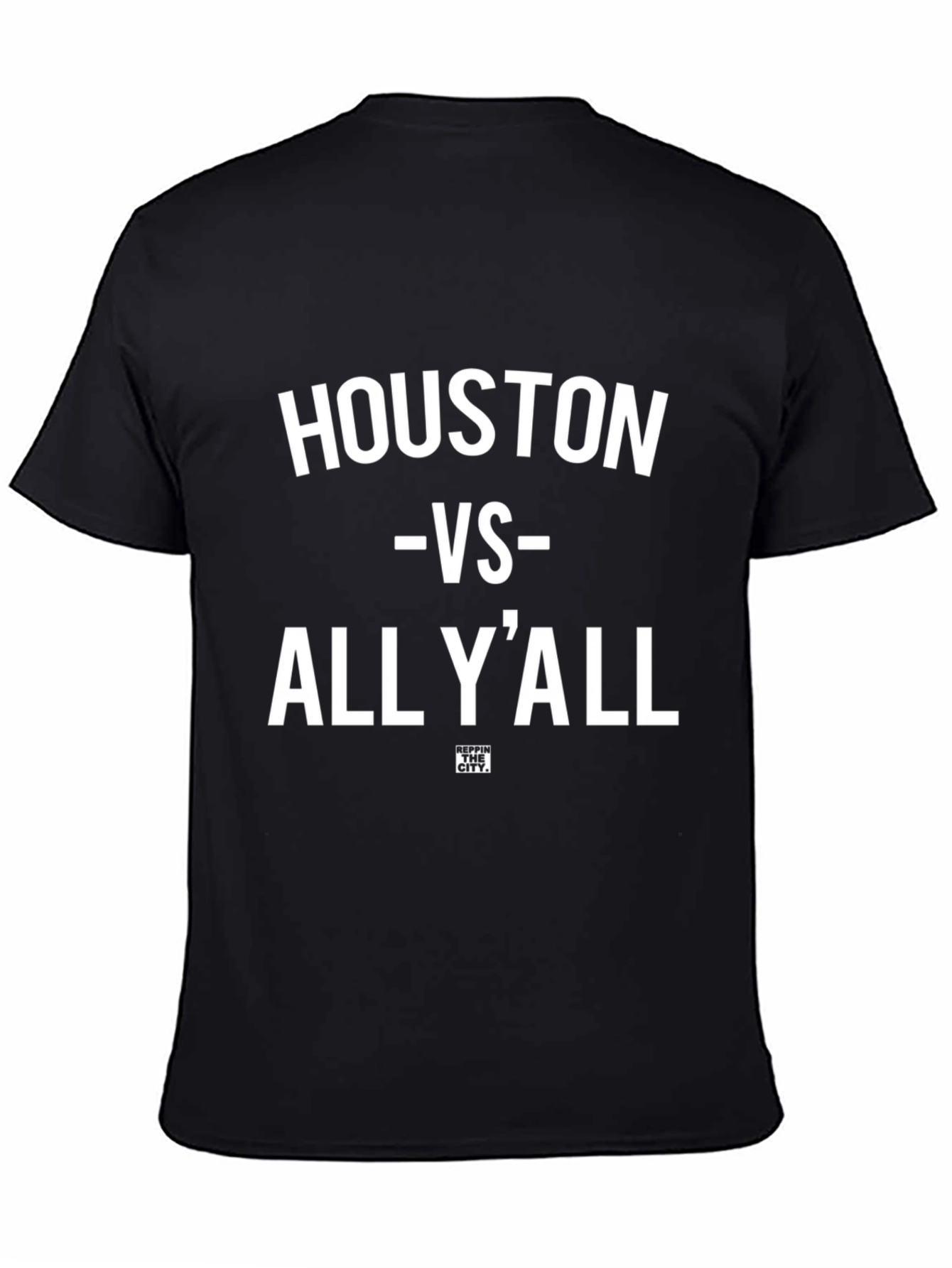 Houston vs All Yall Black Graphic Tee