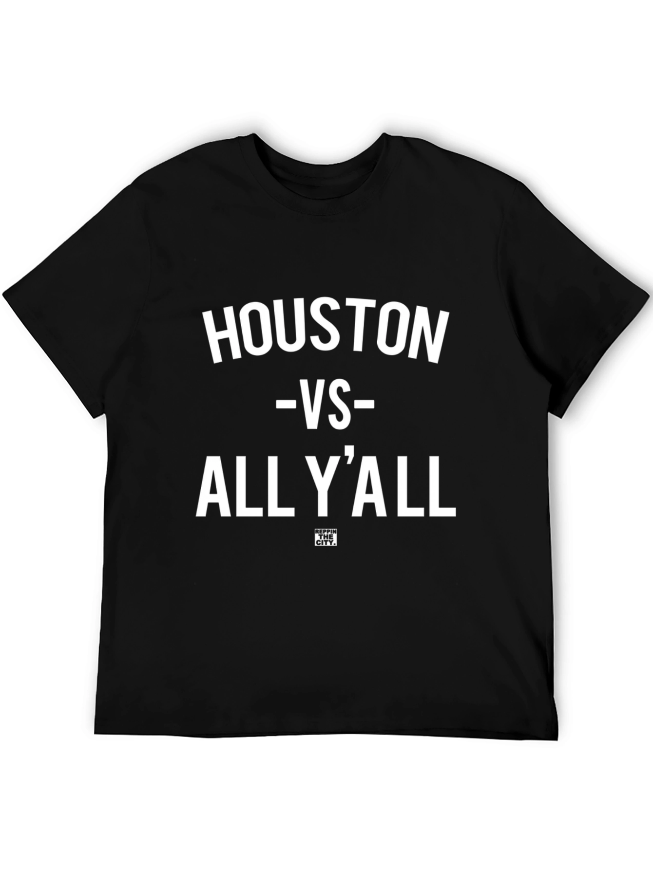 Houston vs All Yall Black Graphic Tee