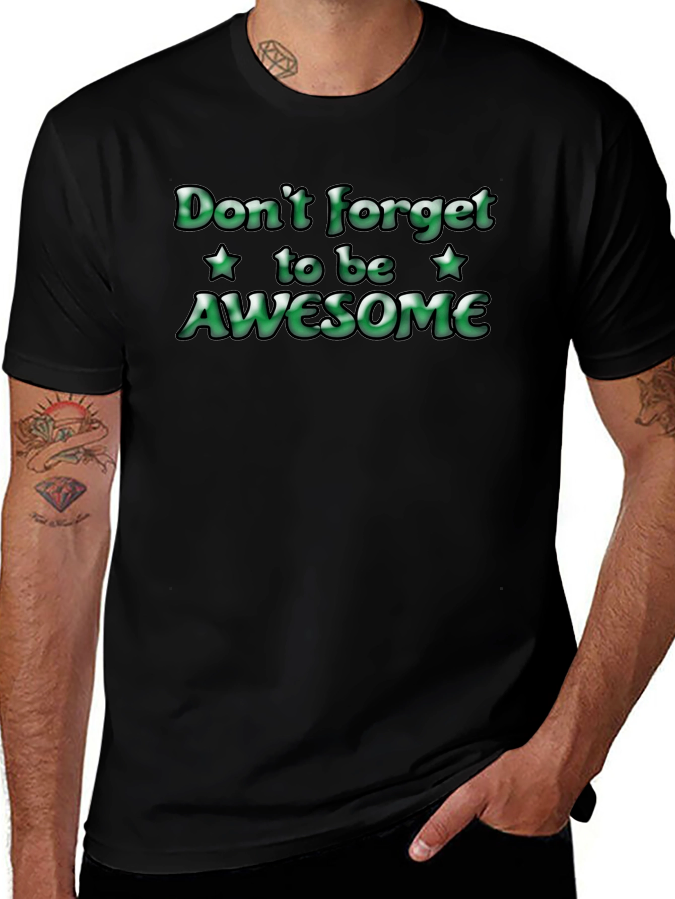 Awesome Reminder T-Shirt - Black