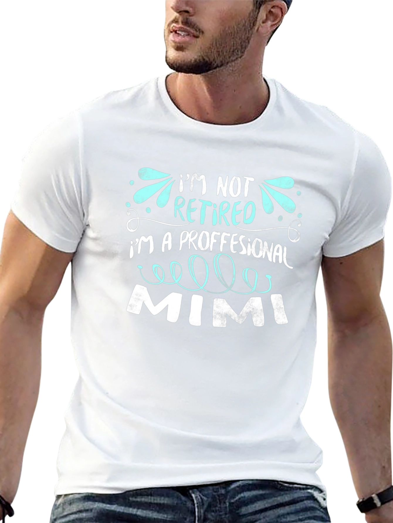Professional Mimi Graphic Tee - Black Cotton T-Shirt