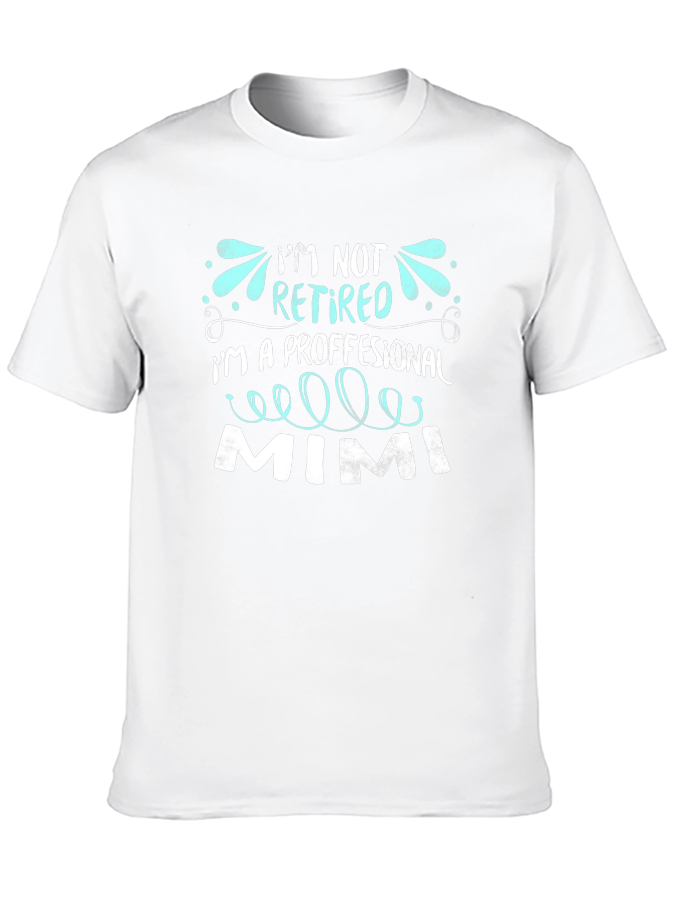 Professional Mimi Graphic Tee - Black Cotton T-Shirt