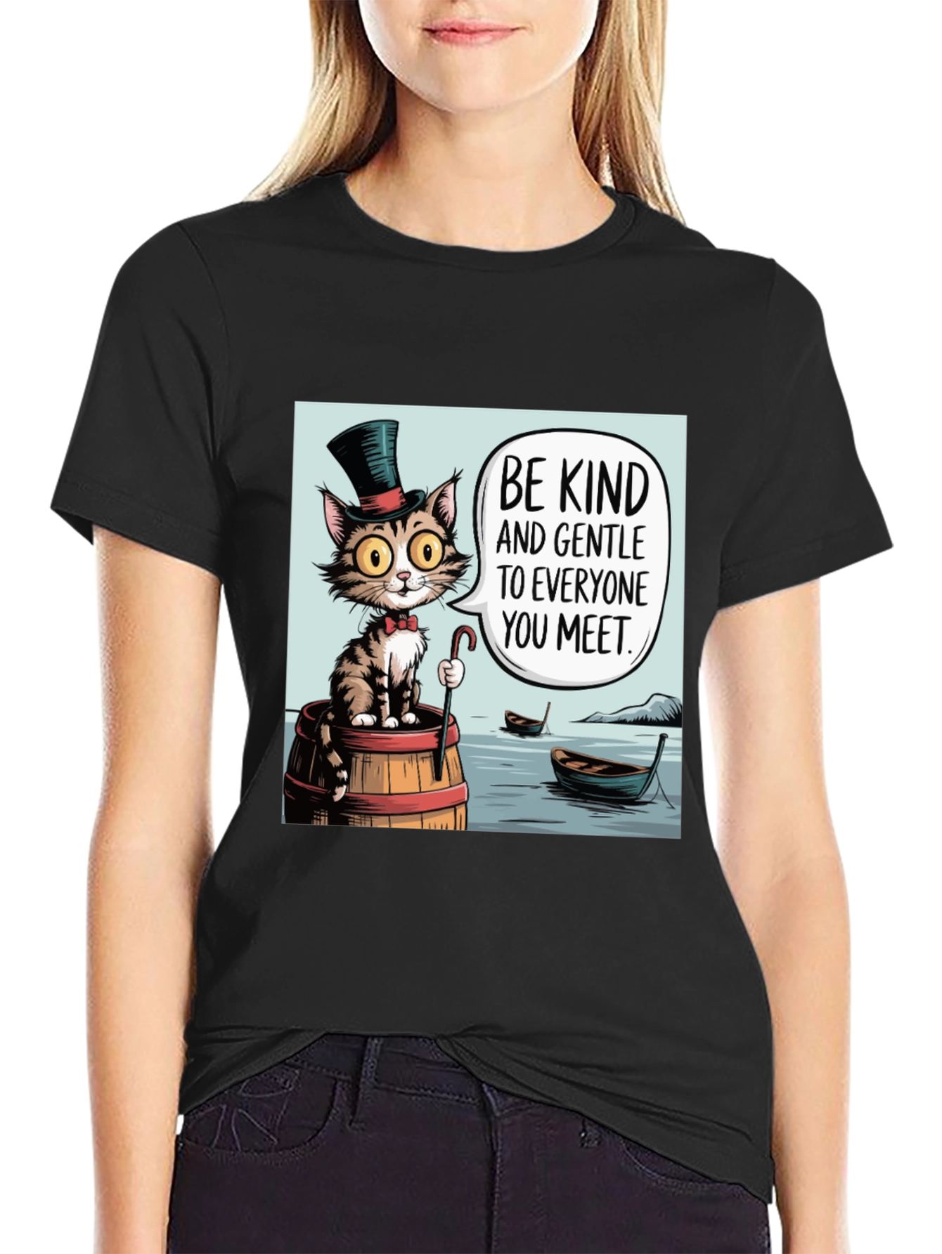Be Kind Cat T-Shirt