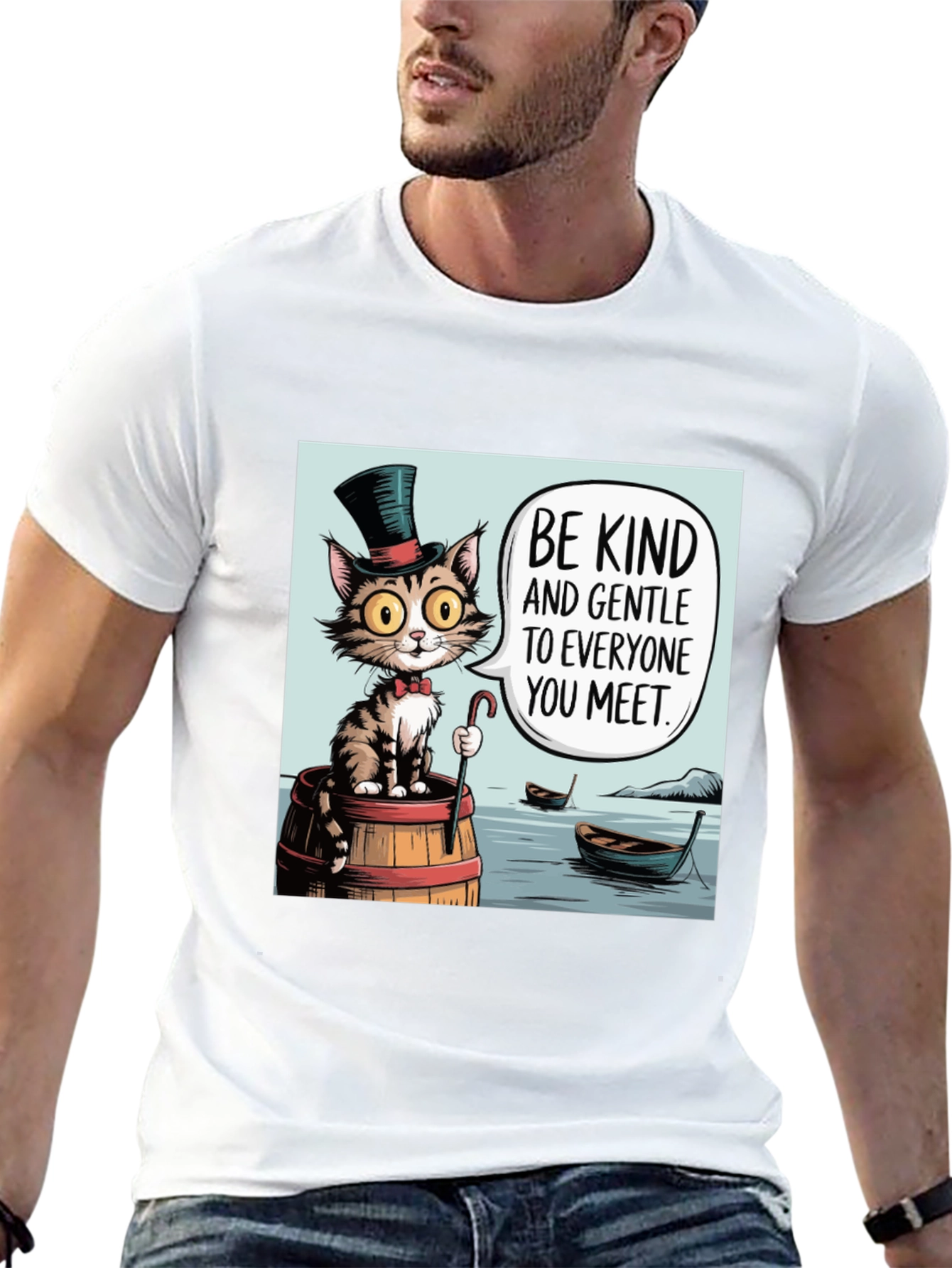Be Kind Cat T-Shirt