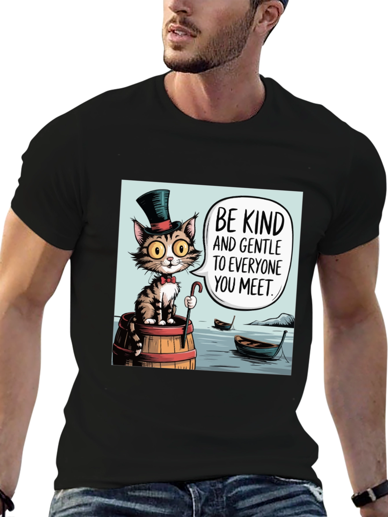 Be Kind Cat T-Shirt