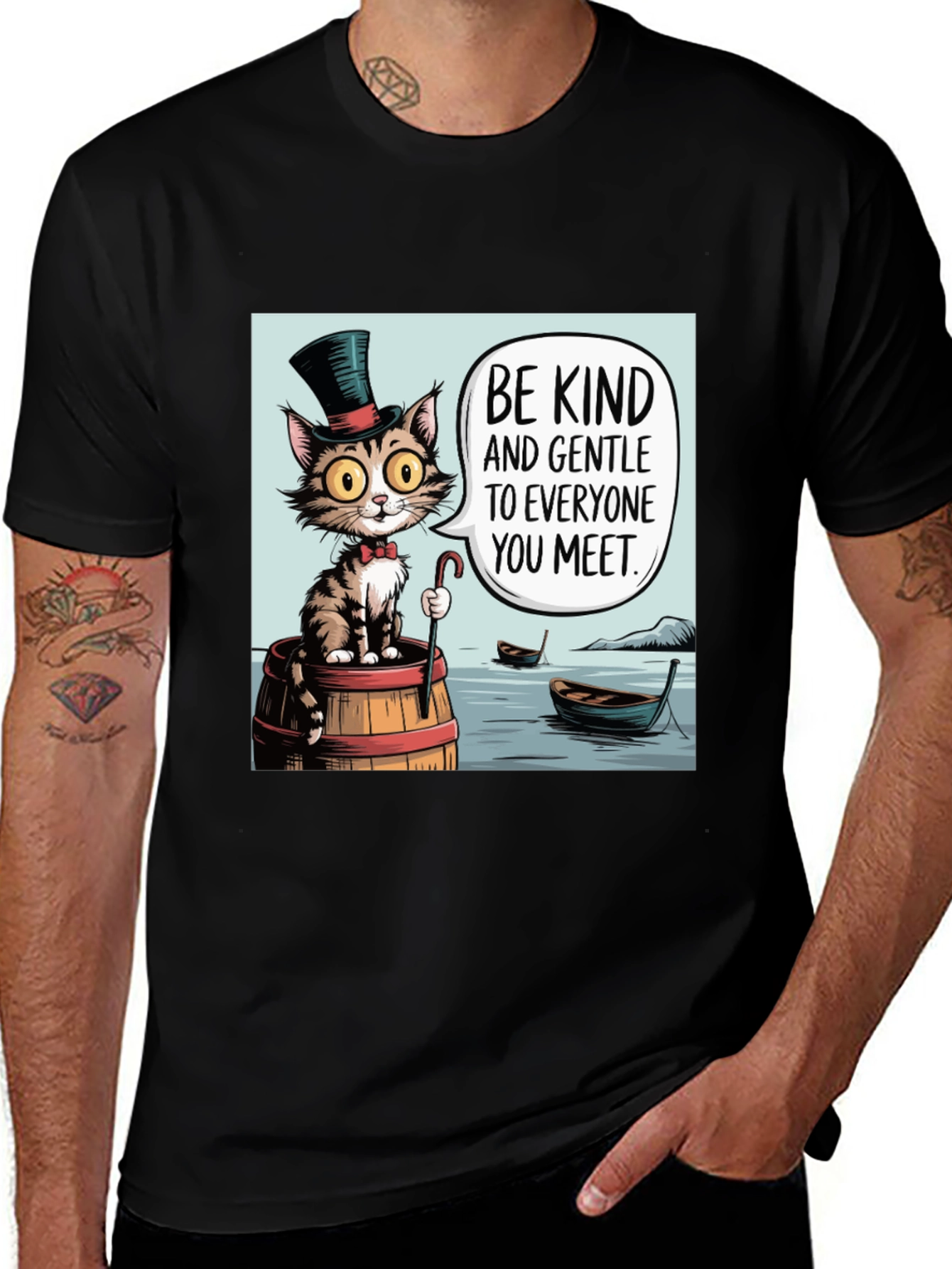 Be Kind Cat T-Shirt