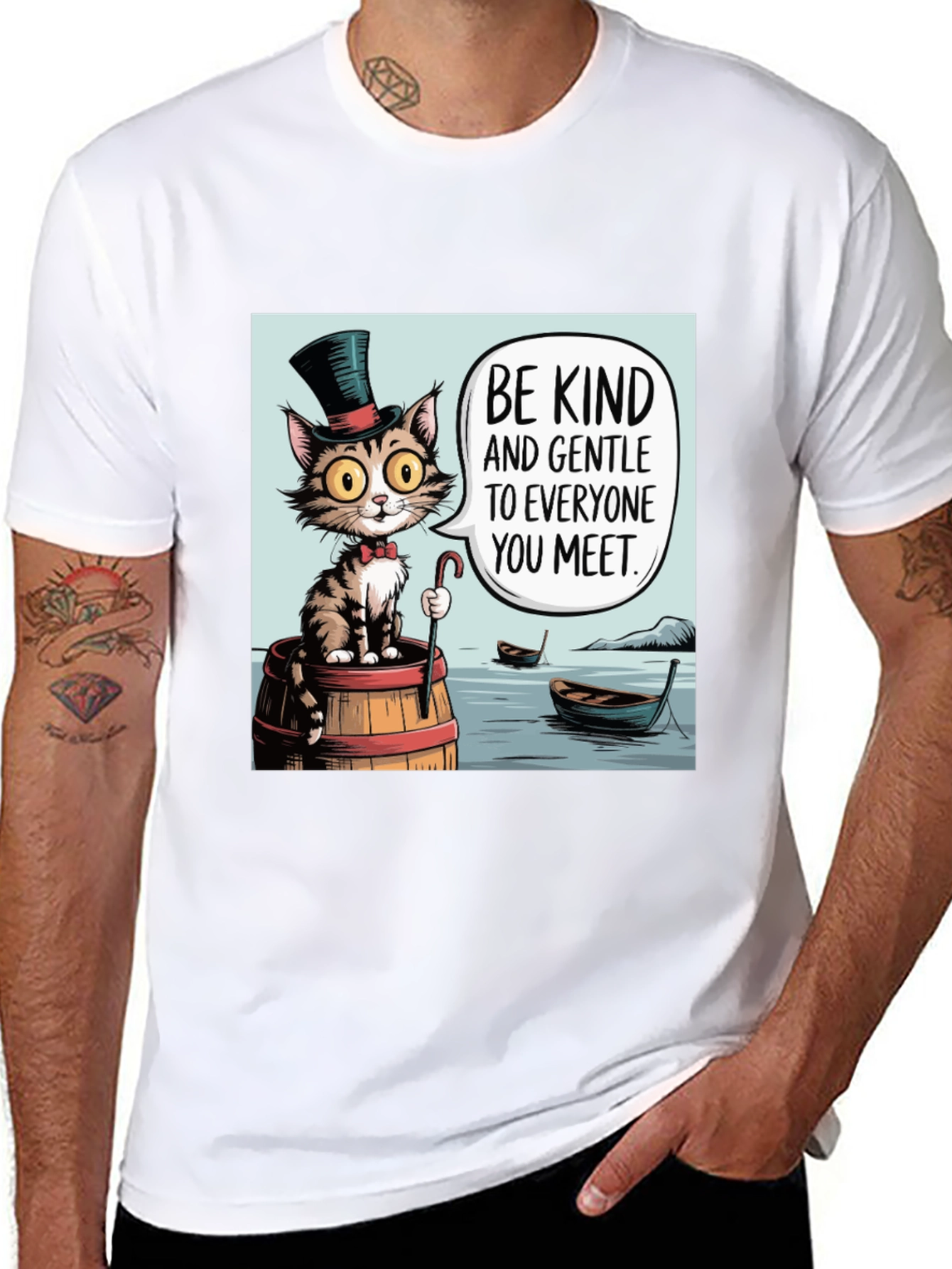 Be Kind Cat T-Shirt