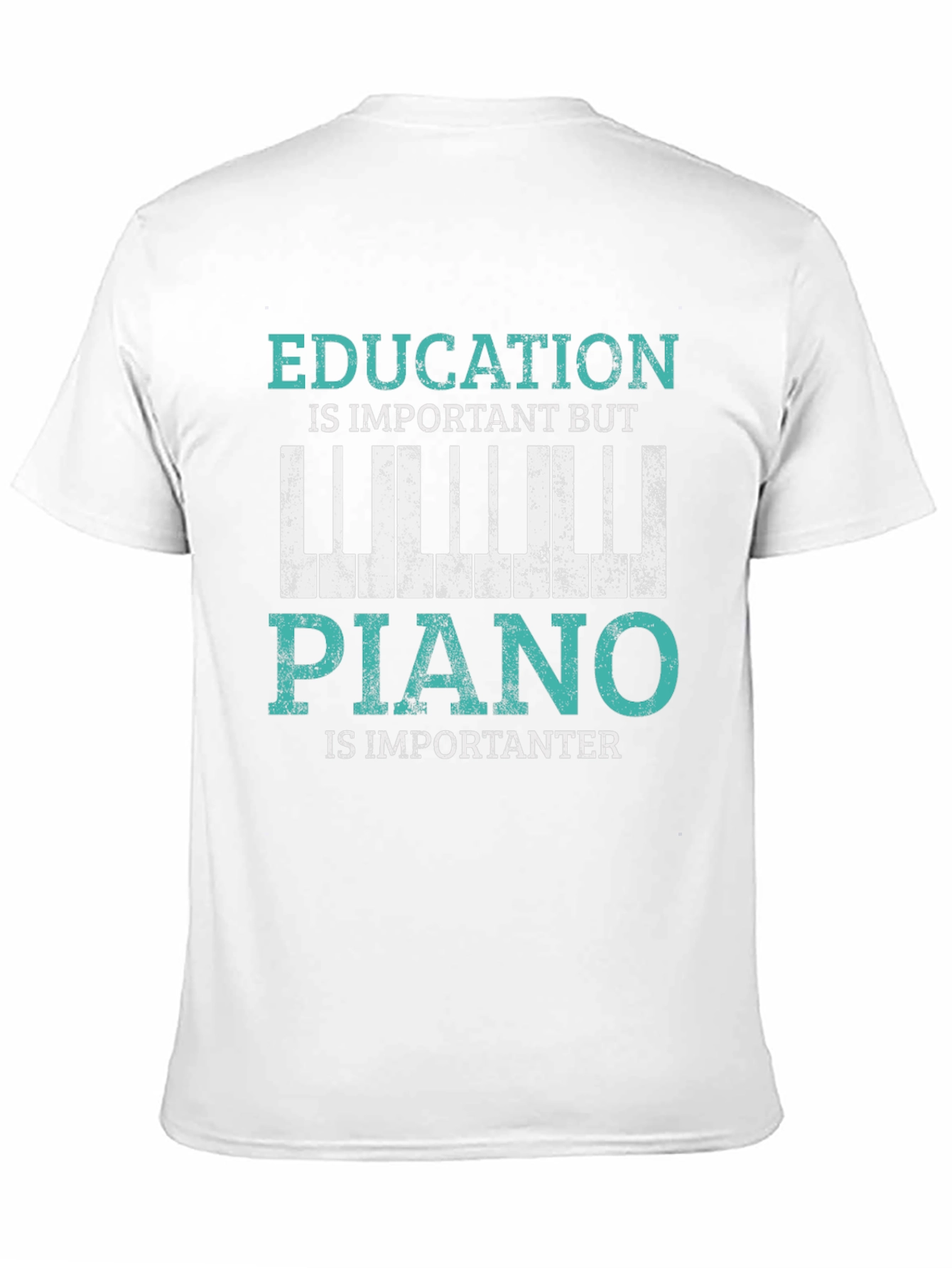 Education vs Piano T-Shirt