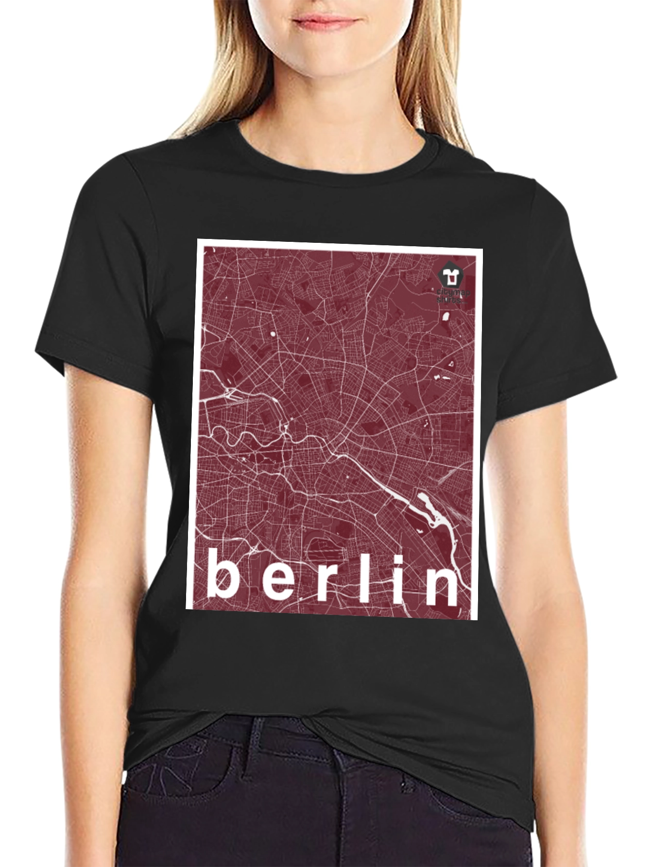 Berlin Map Graphic Tee - Stylish City Pride