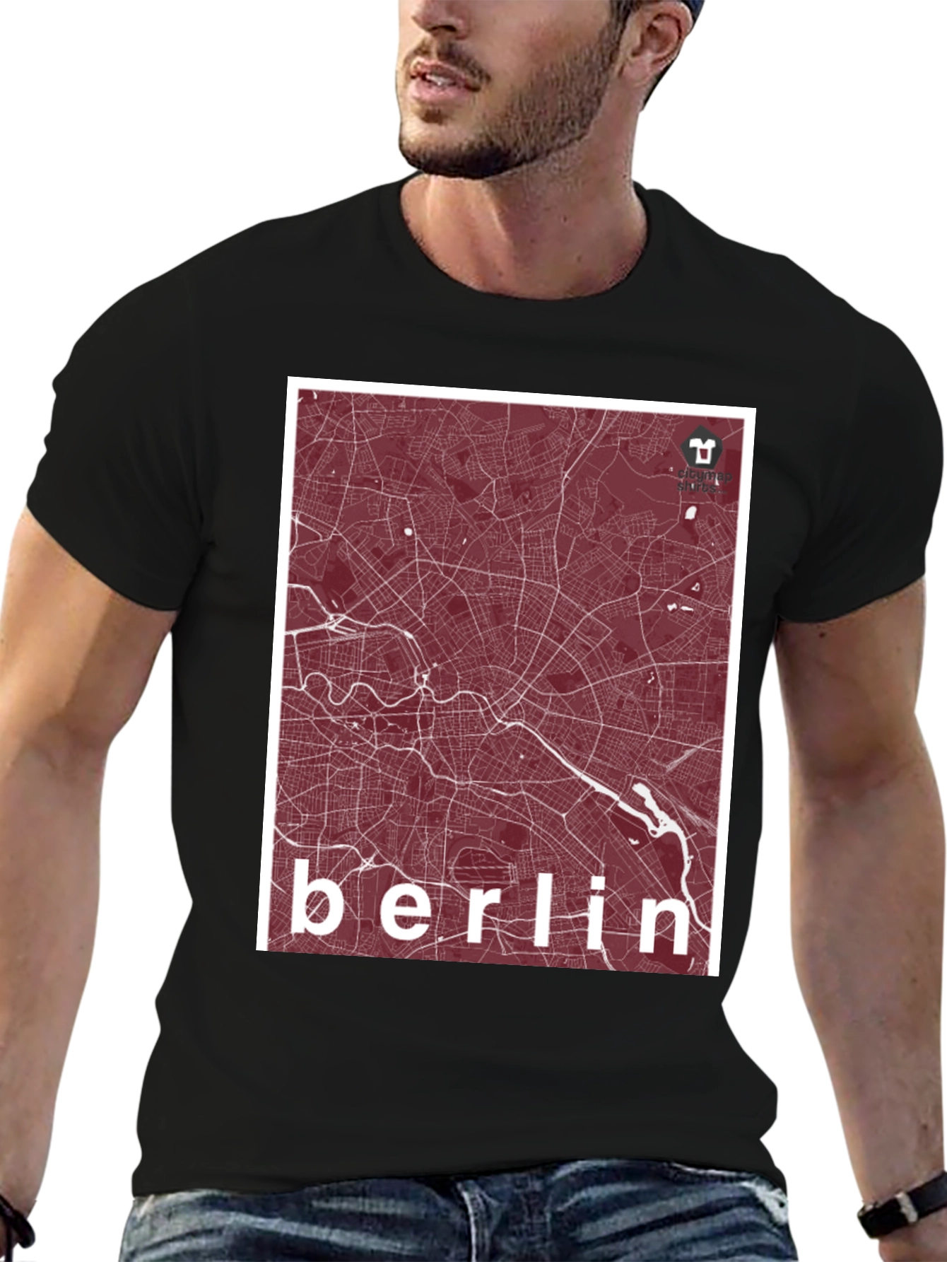 Berlin Map Graphic Tee - Stylish City Pride