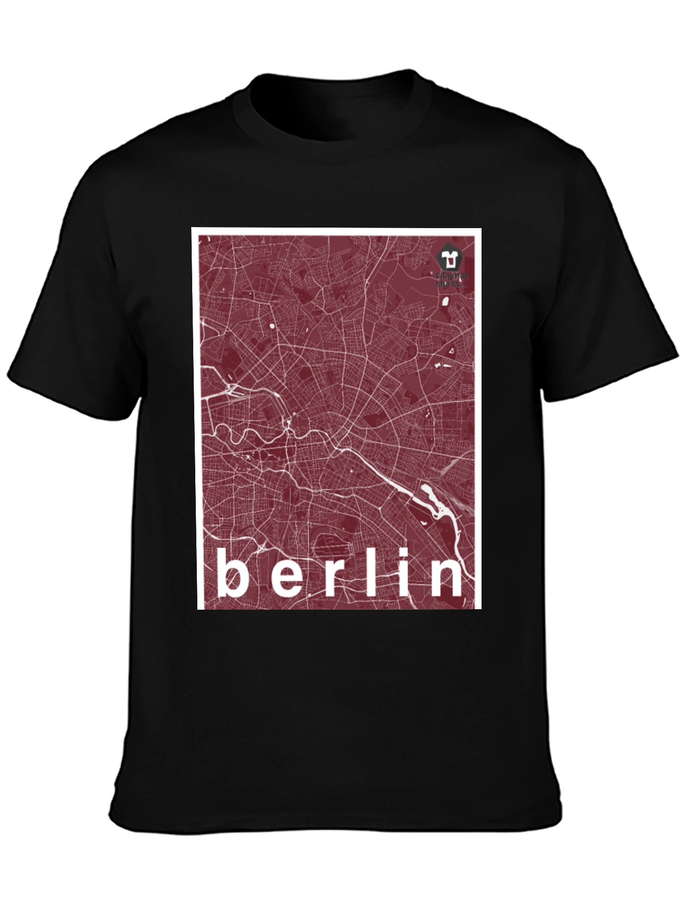 Berlin Map Graphic Tee - Stylish City Pride