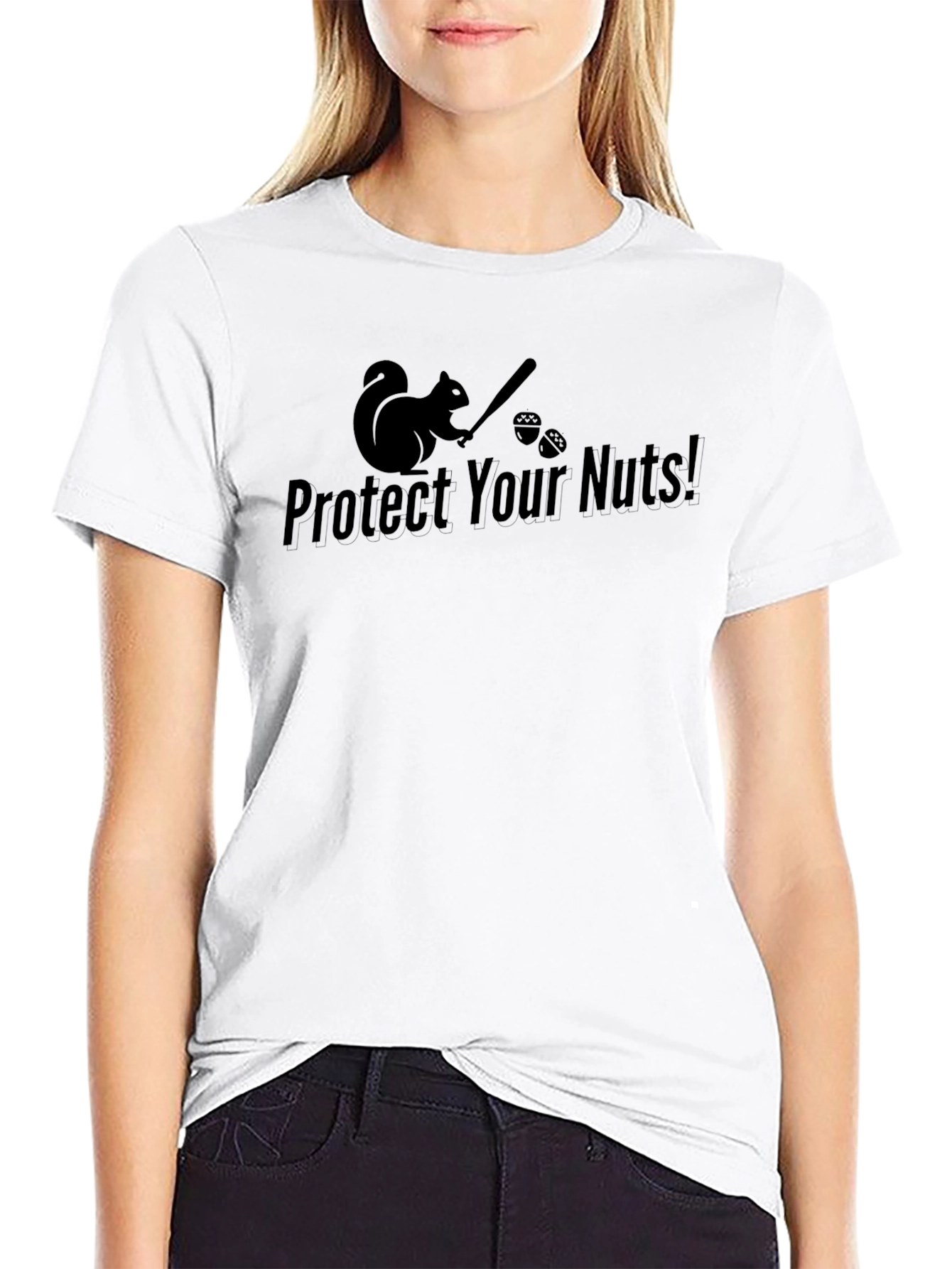 Protect Your Nuts! Squirrel Graphic Tee