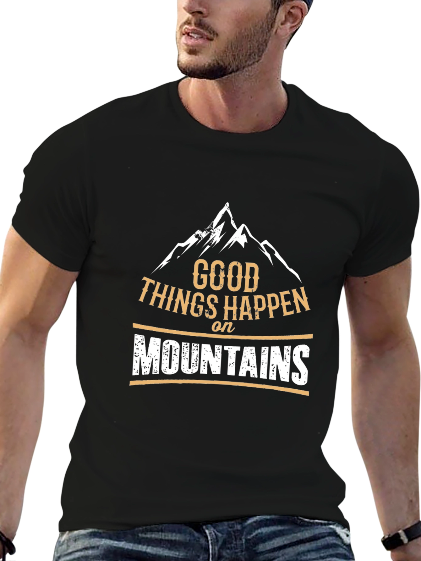 Mountains Graphic T-Shirt - Good Things Happen Tee