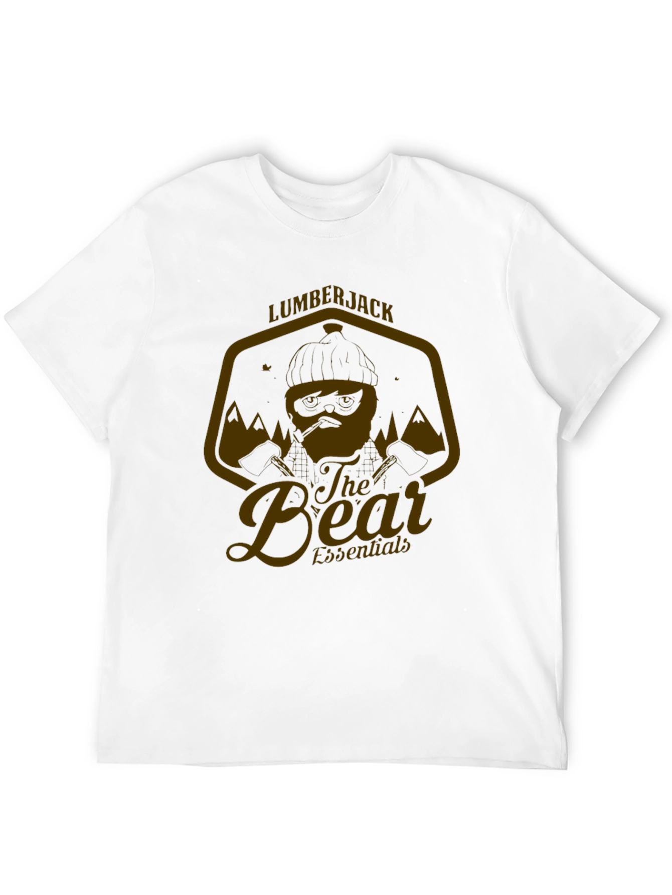 Lumberjack Bear Essentials Graphic T-Shirt