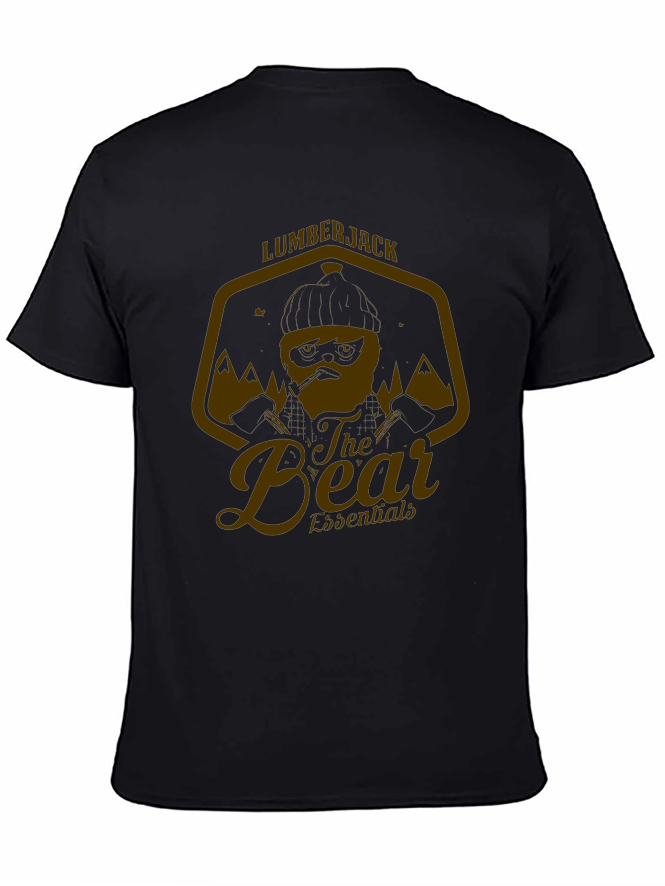 Lumberjack Bear Essentials Graphic T-Shirt