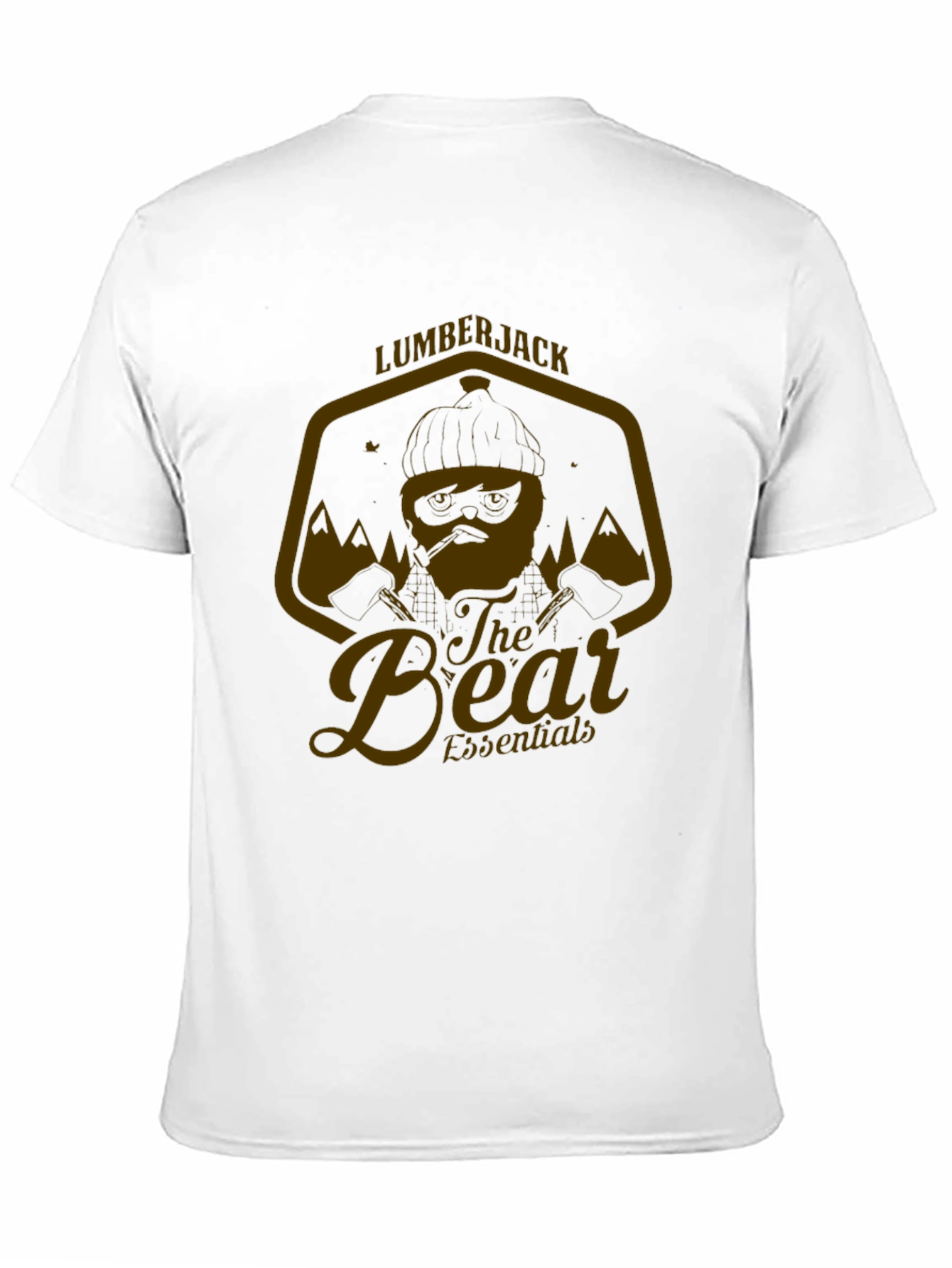 Lumberjack Bear Essentials Graphic T-Shirt