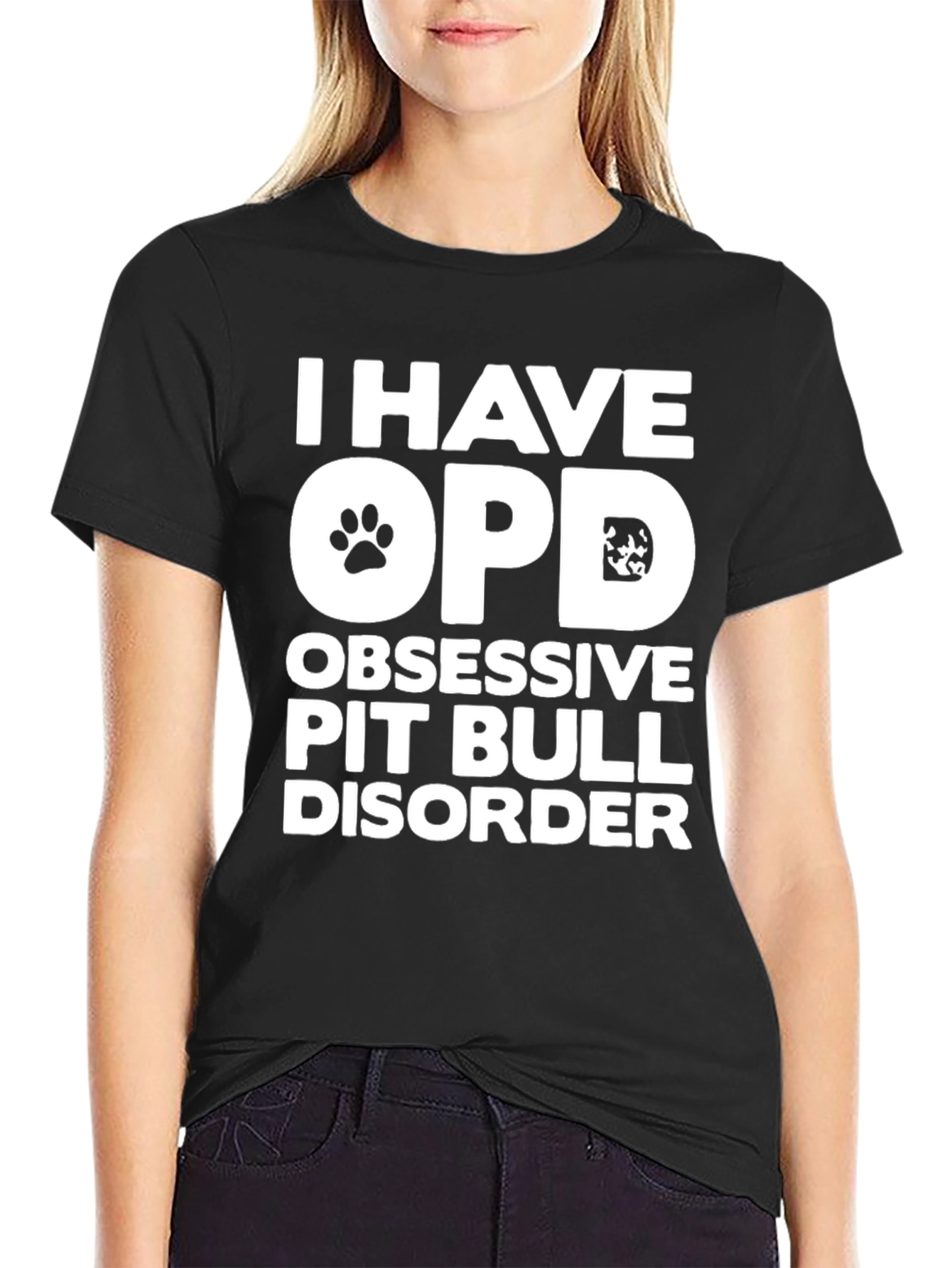 Obsessive Pit Bull Disorder Graphic T-Shirt