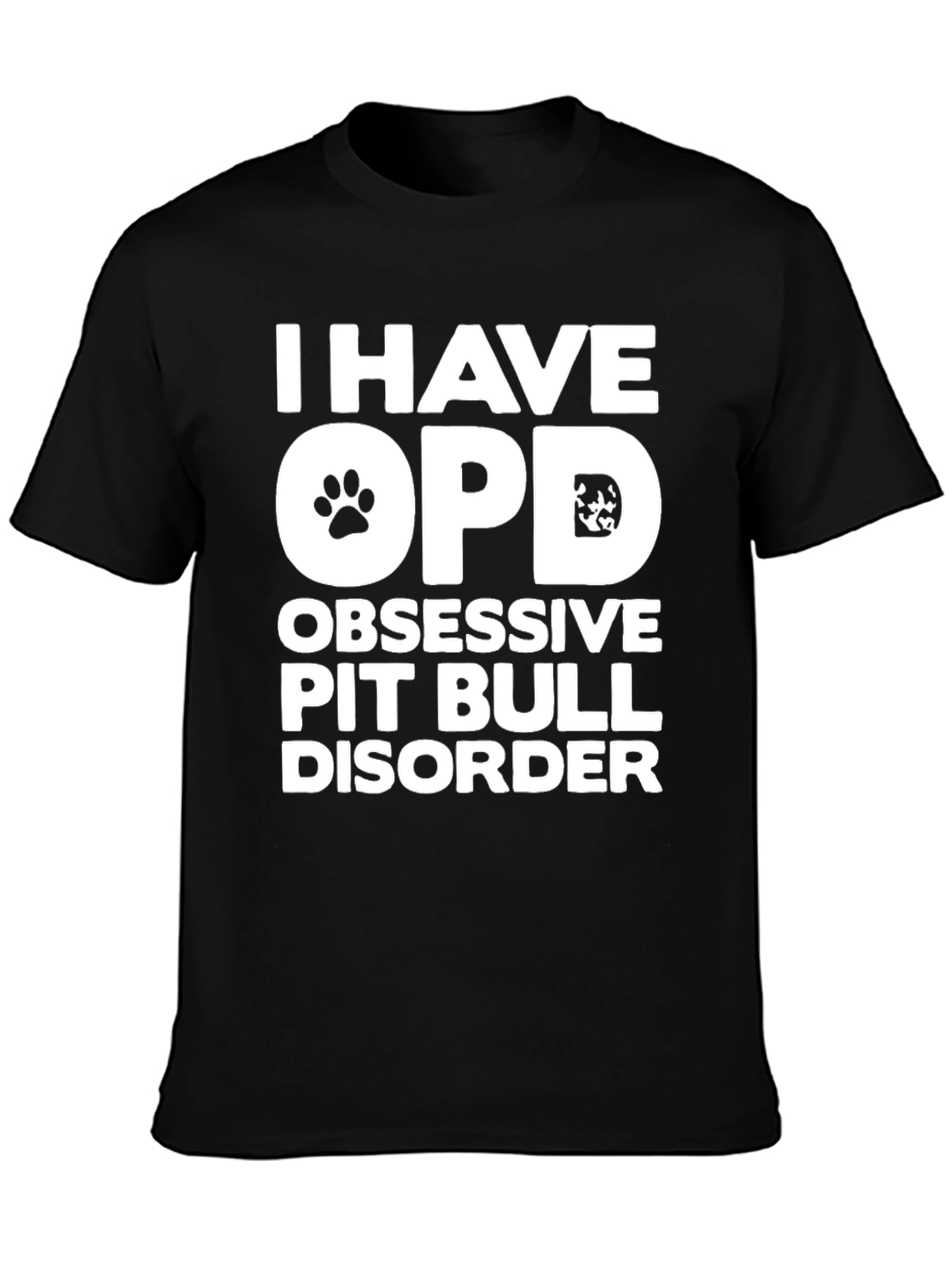 Obsessive Pit Bull Disorder Graphic T-Shirt
