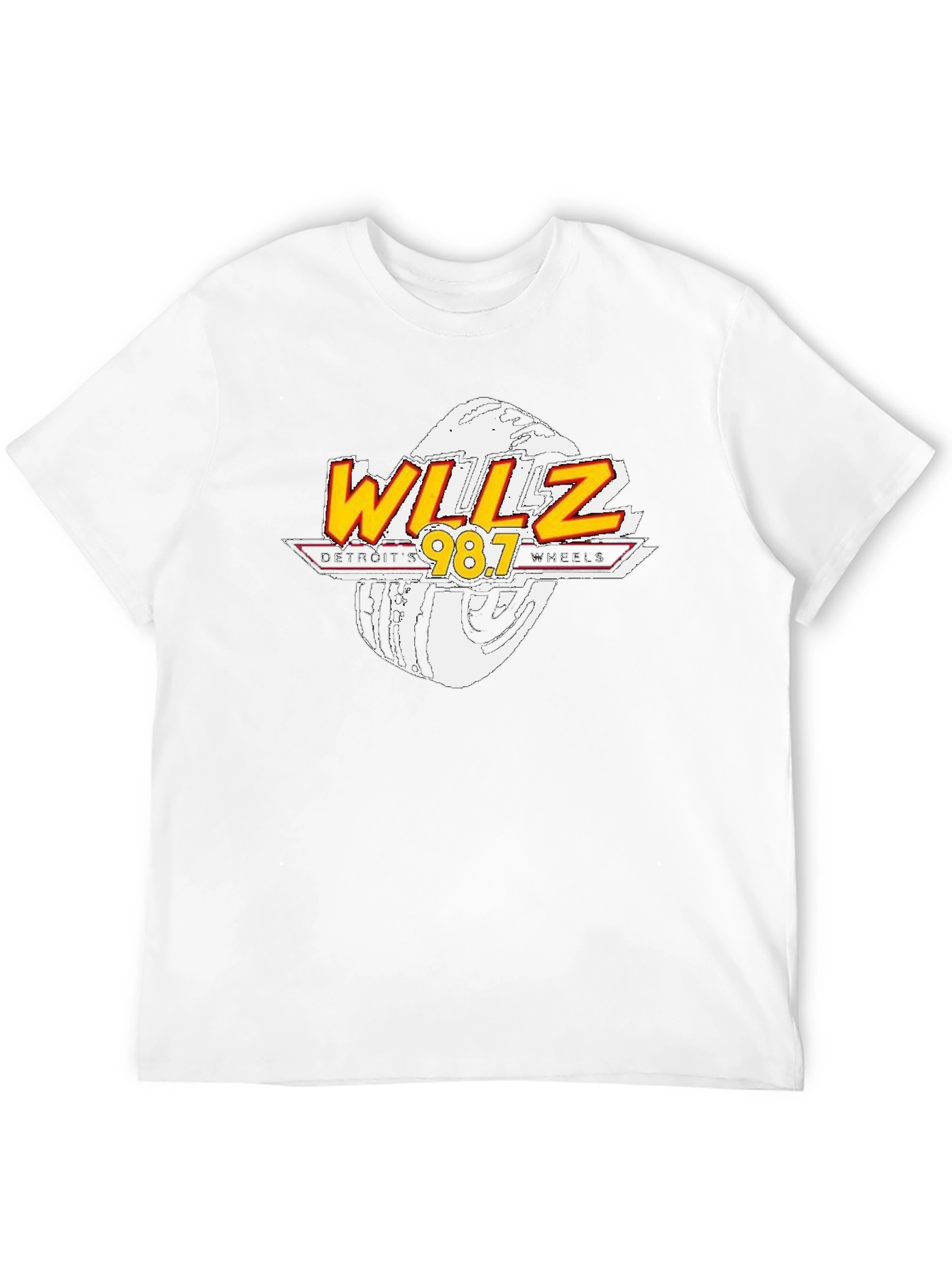 WILLZ Detroit Wheels 98.7 Black T-Shirt