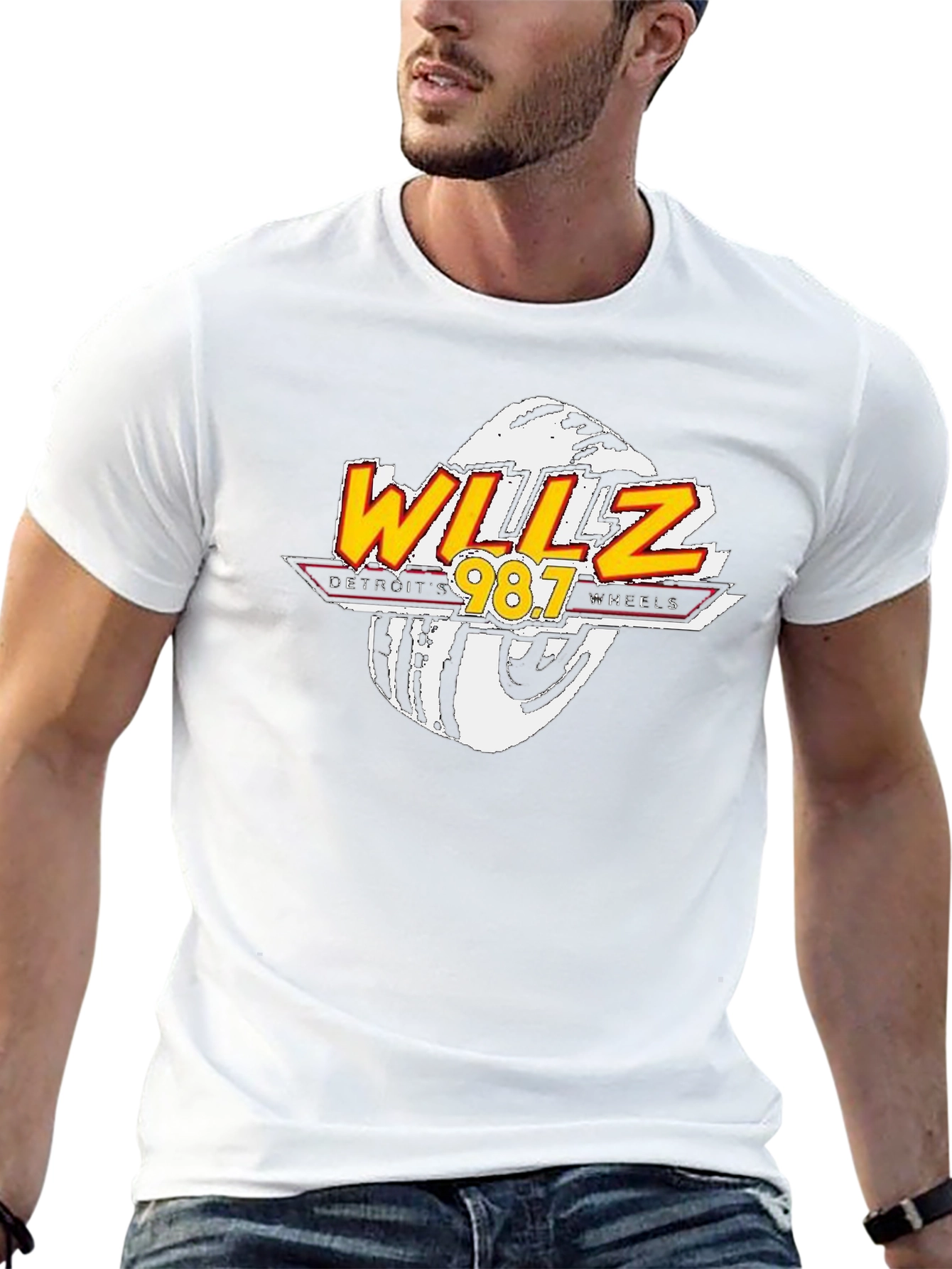 WILLZ Detroit Wheels 98.7 Black T-Shirt