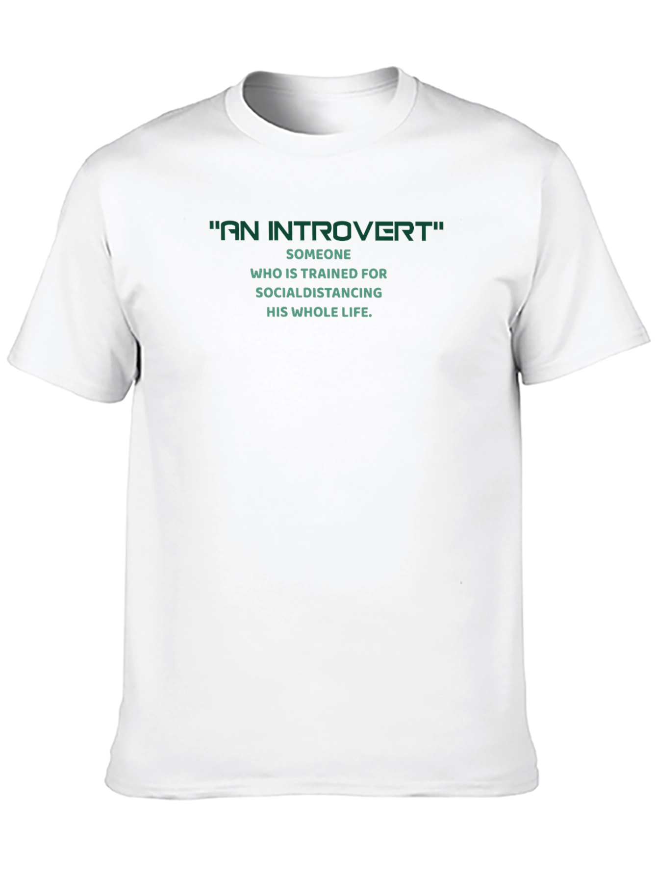 Introvert Social Distancing Graphic Tee