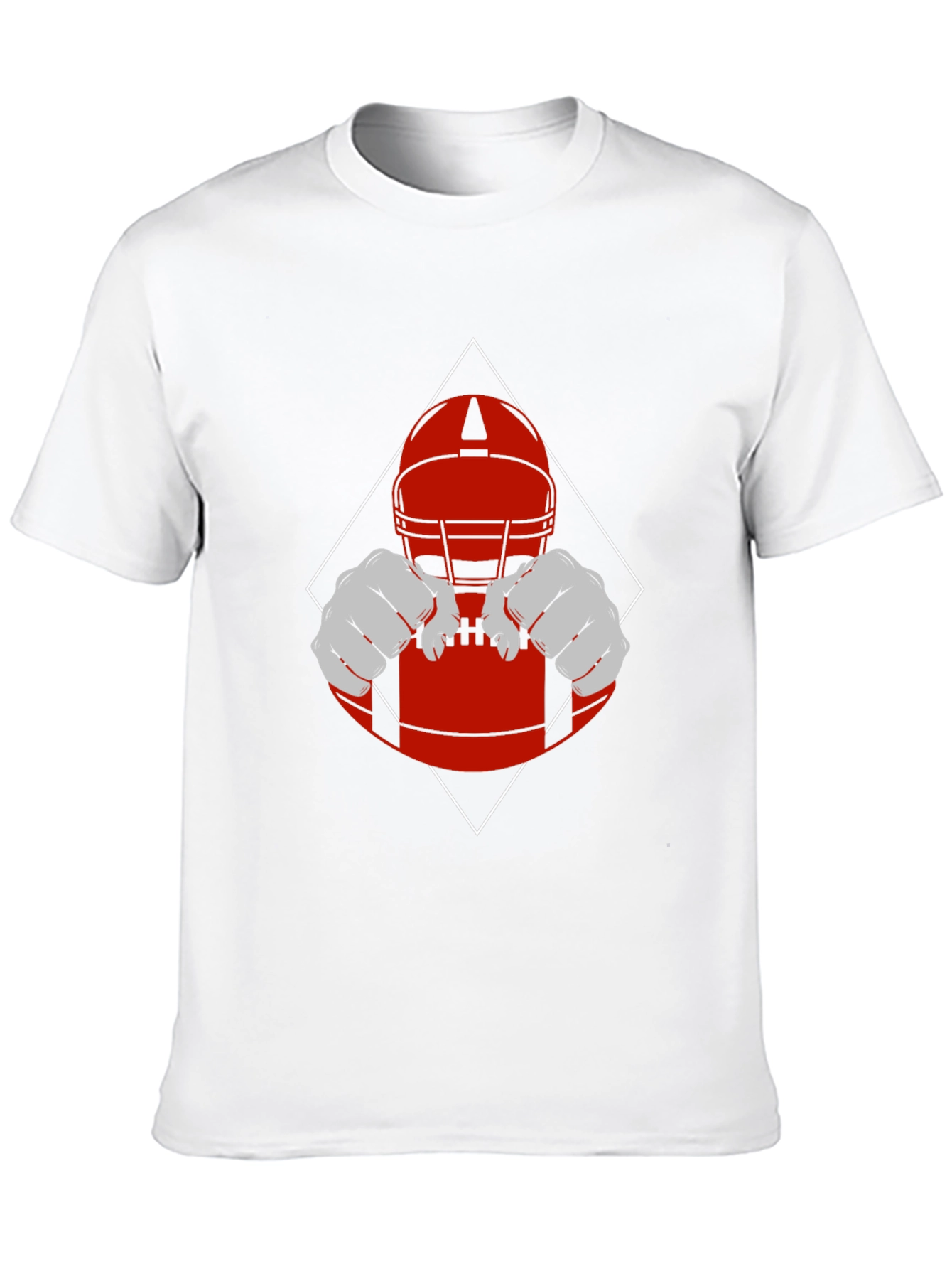 Football Helmet Graphic Tee - Game Day Ready