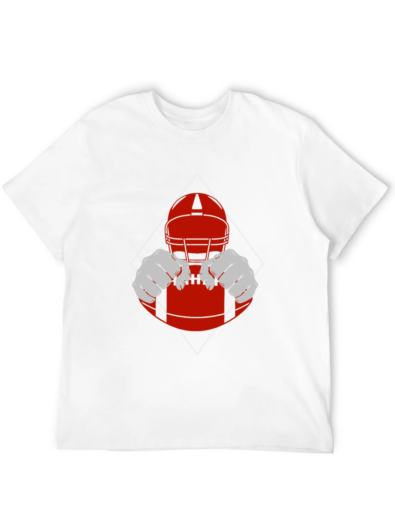 Football Helmet Graphic Tee - Game Day Ready