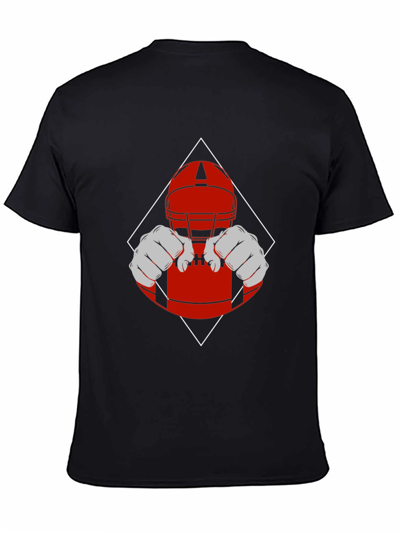 Football Helmet Graphic Tee - Game Day Ready