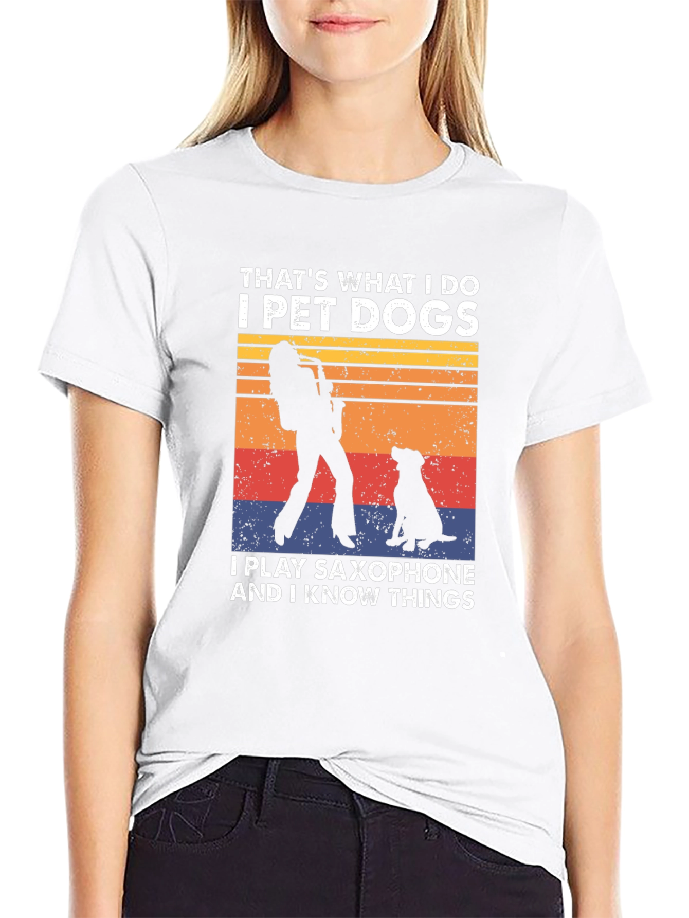 Pet Dogs & Saxophone T-Shirt: I Know Things