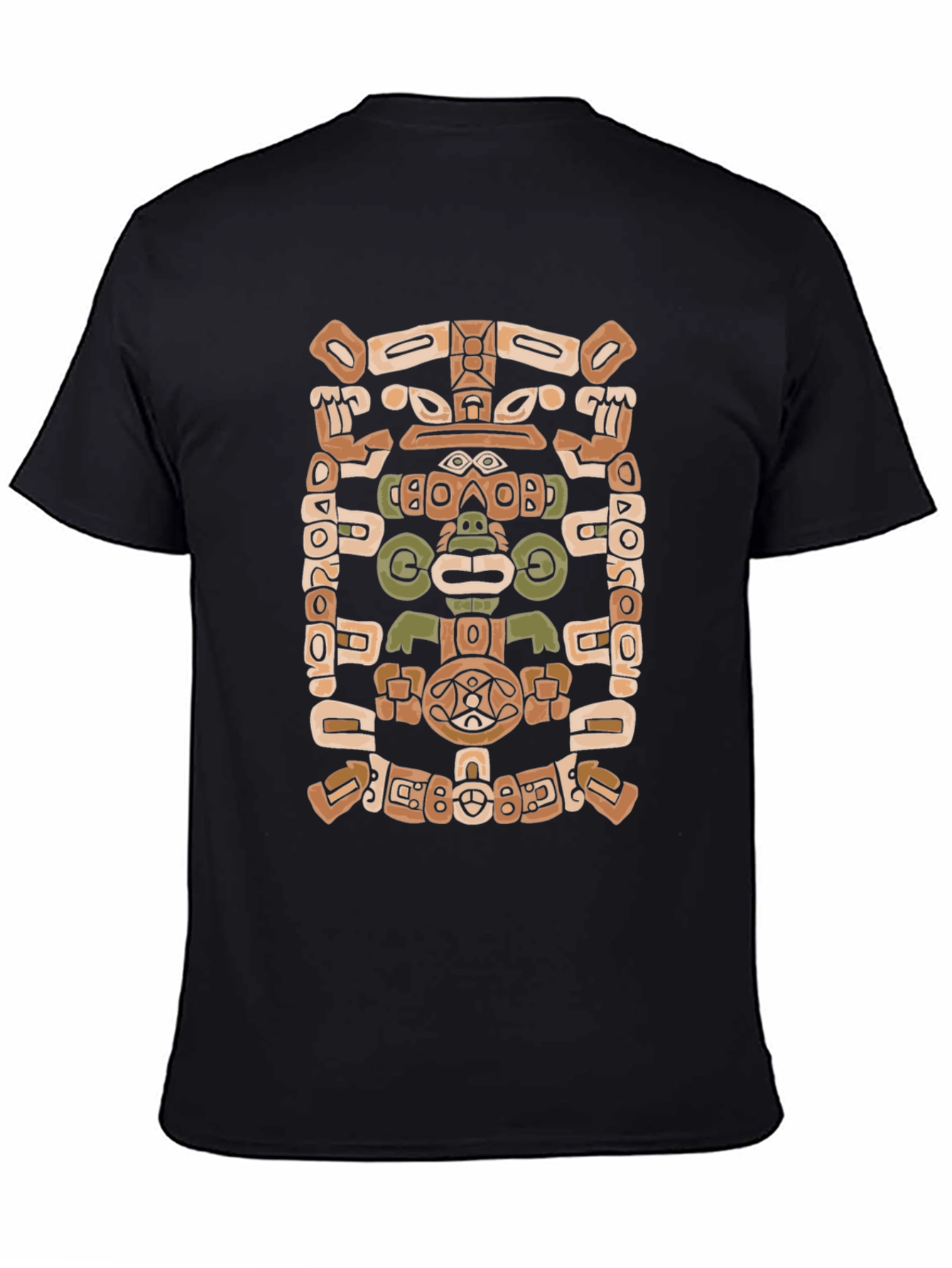 Aztec Glyph Black T-Shirt