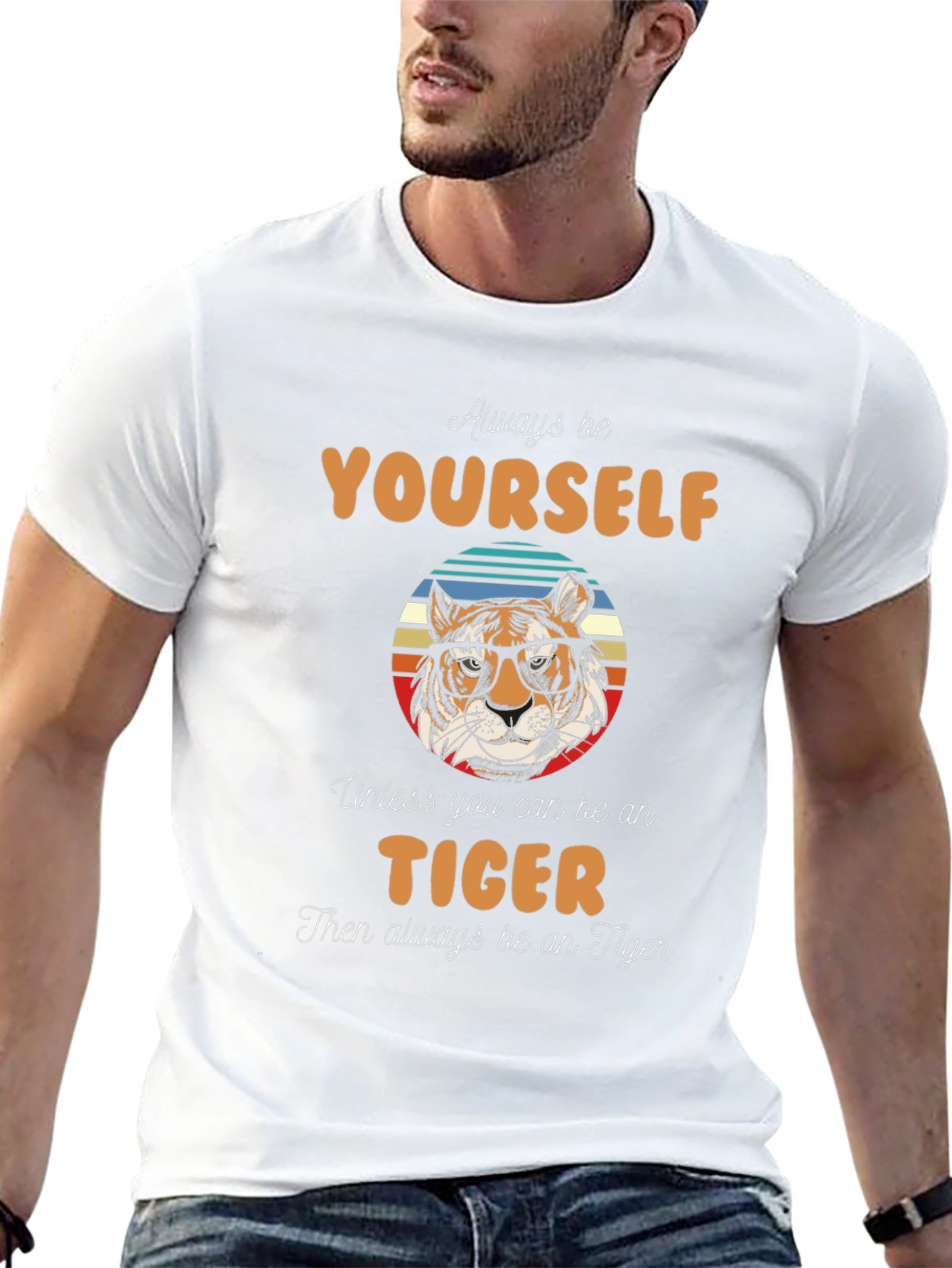 Be Yourself Tiger Graphic T-Shirt