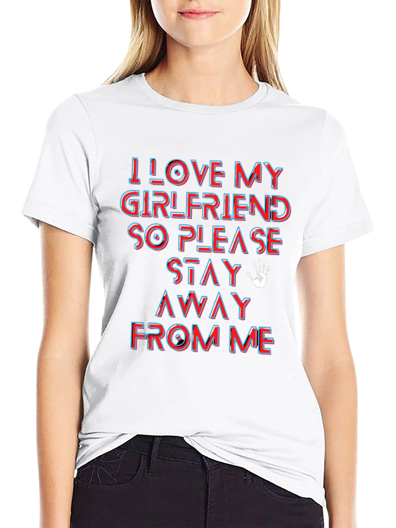 I Love My Girlfriend Funny Graphic Tee