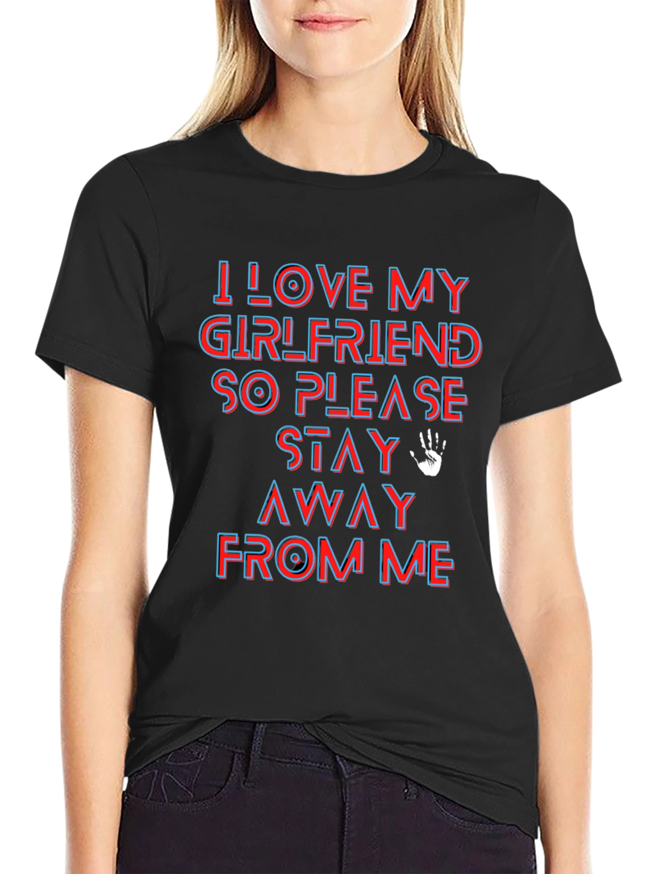 I Love My Girlfriend Funny Graphic Tee