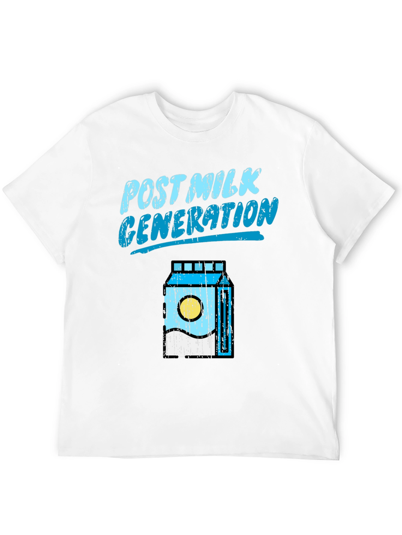 Post Milk Generation Black Graphic T-Shirt