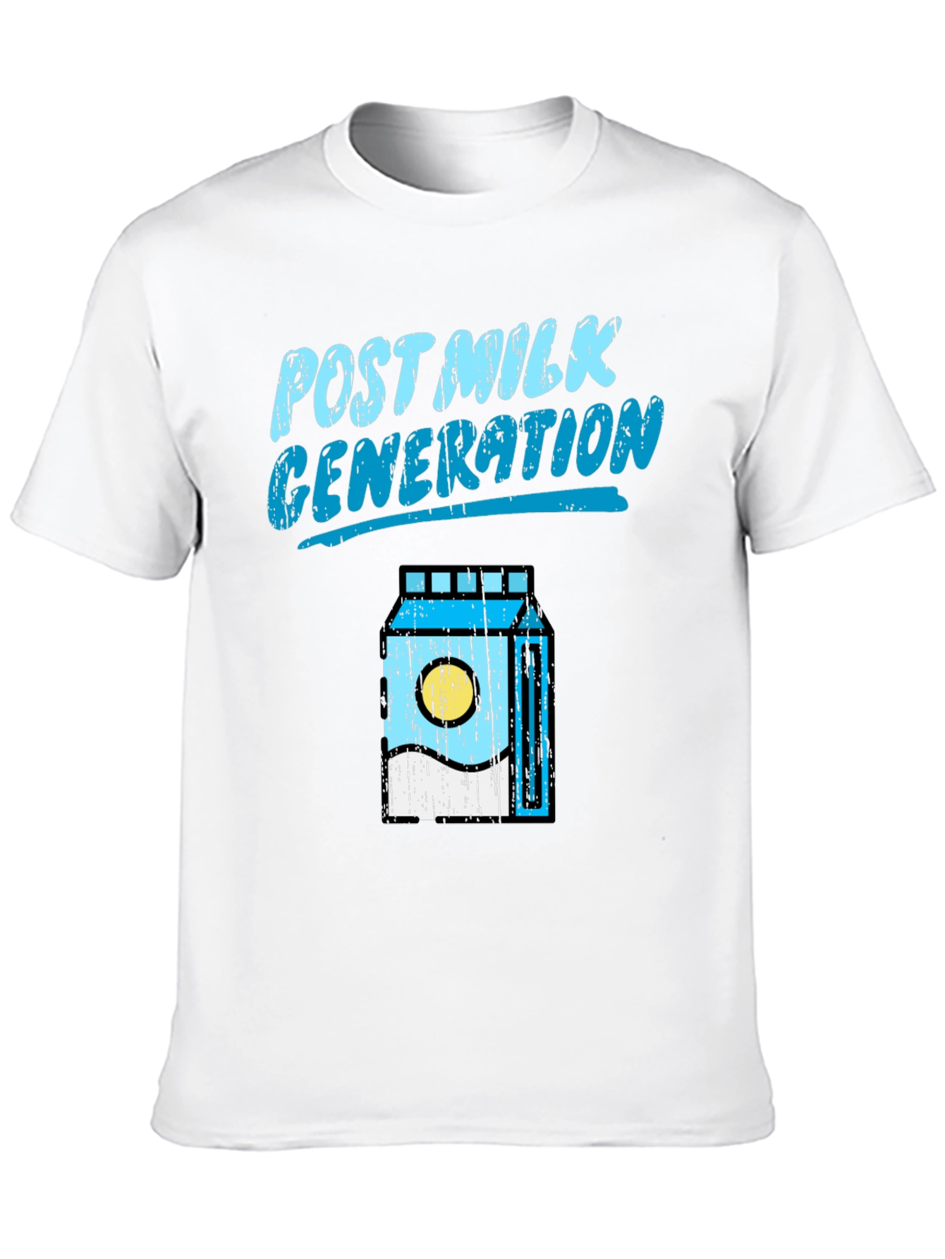 Post Milk Generation Black Graphic T-Shirt