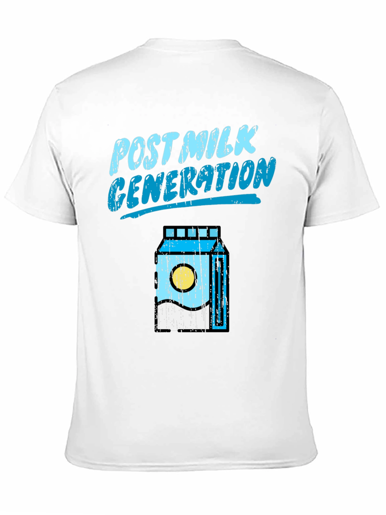 Post Milk Generation Black Graphic T-Shirt