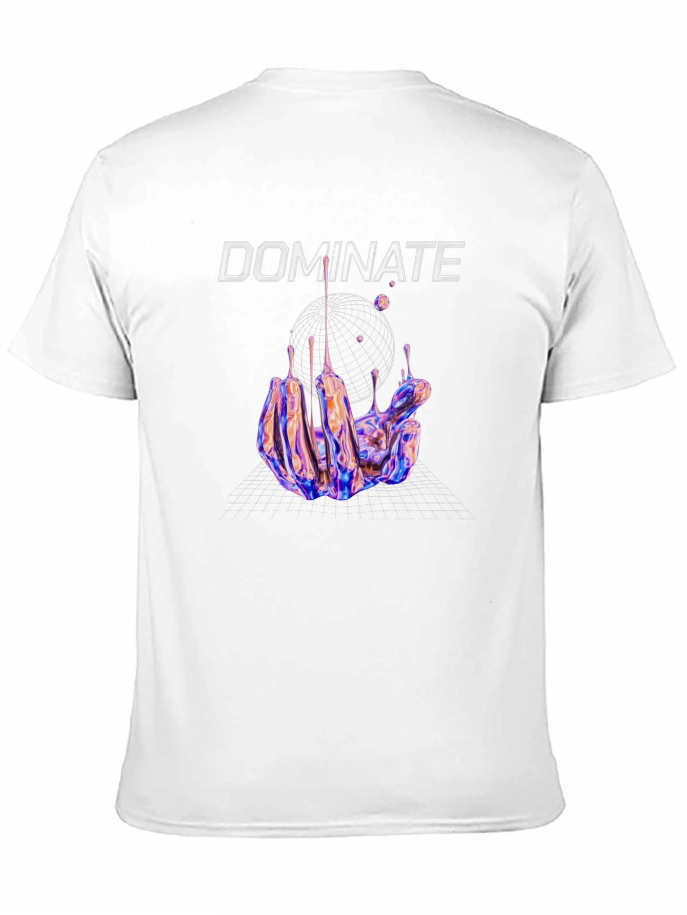 Dominate Graphic Print Black T-Shirt