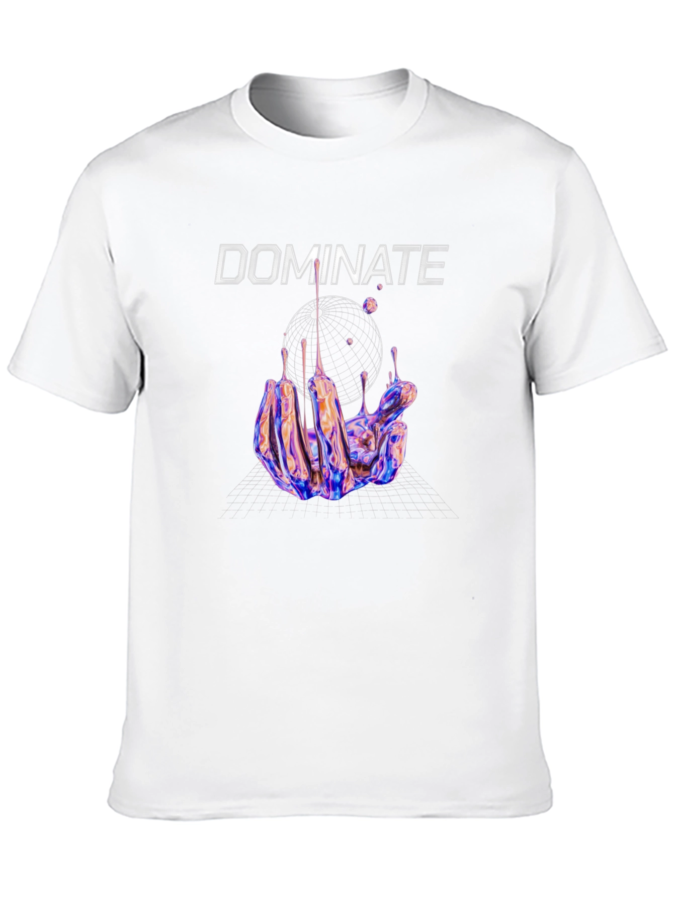 Dominate Graphic Print Black T-Shirt